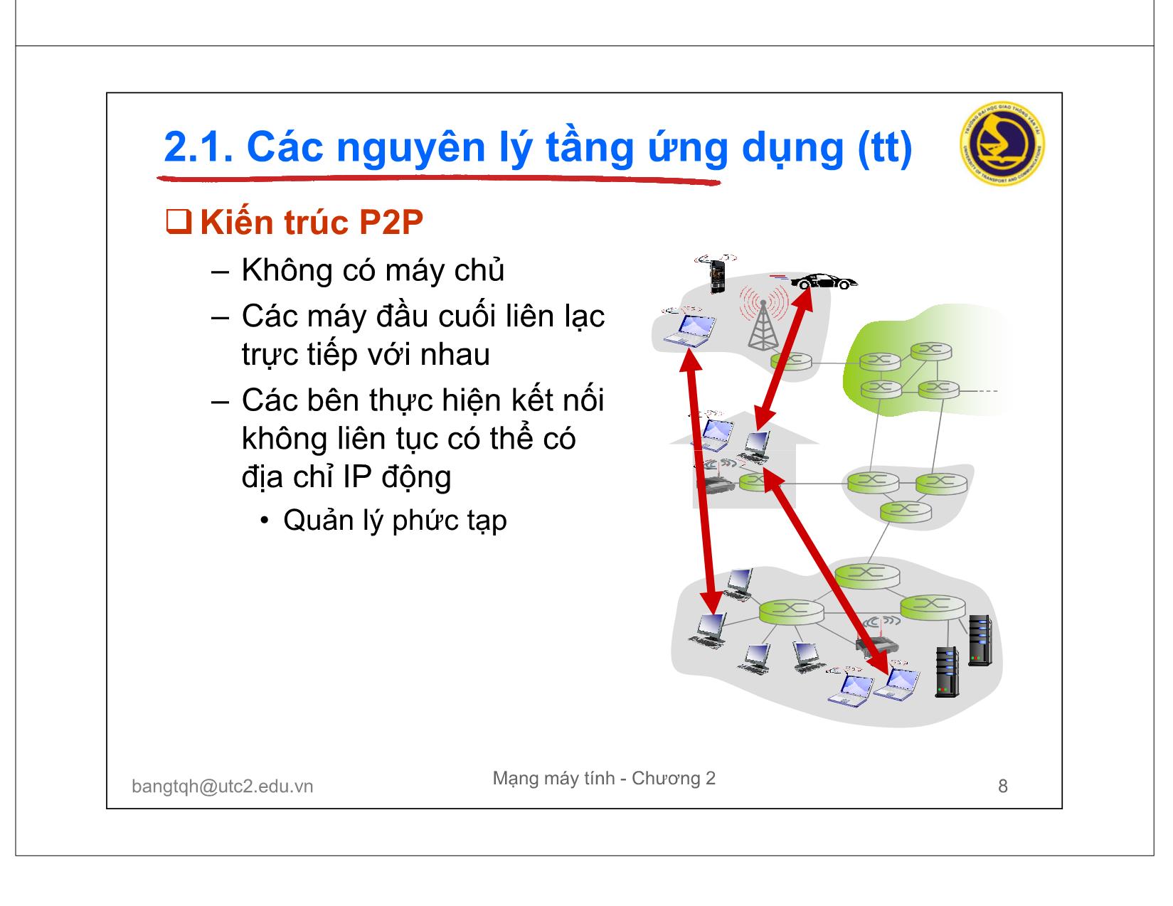 Bài giảng Mạng máy tính - Chương 2: Tầng ứng dụng trang 8