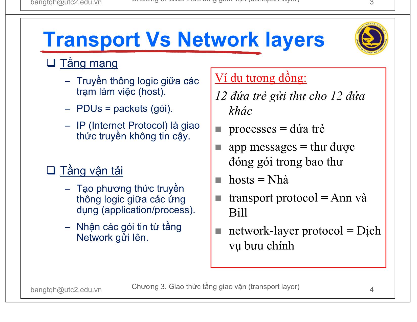 Bài giảng Mạng máy tính - Chương 3: Tầng giao vận trang 4