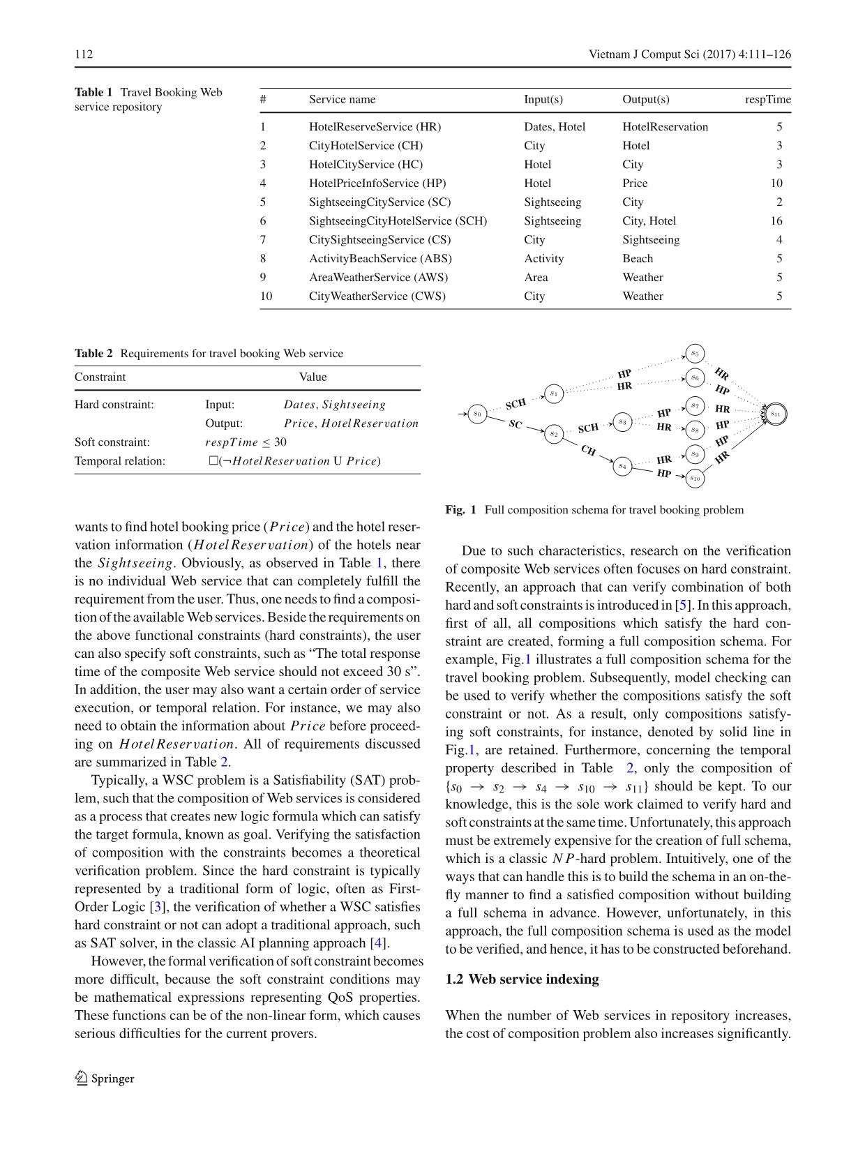 A bitwise - Based indexing and heuristic-driven on - the - fly approach for Web service composition and verification trang 2