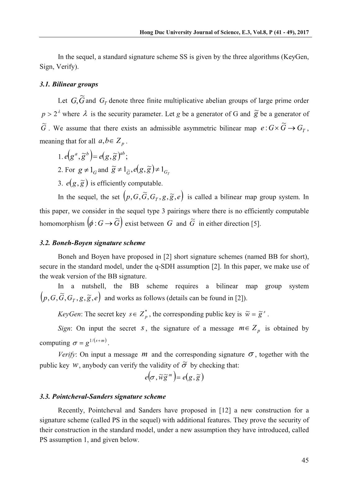 A certificateless signature scheme without random oracles trang 5