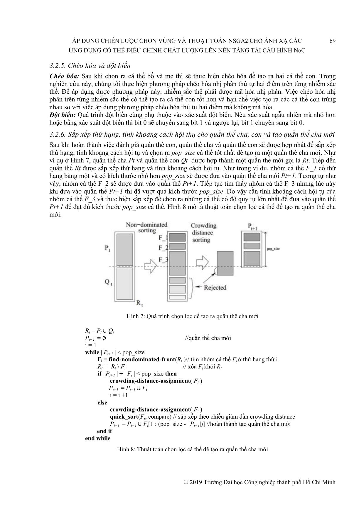 Áp dụng chiến lược chọn vùng và thuật toán NSGA2 cho ánh xạ các ứng dụng có thể điều chỉnh chất lượng lên nền tảng tái cấu hình NoC trang 8