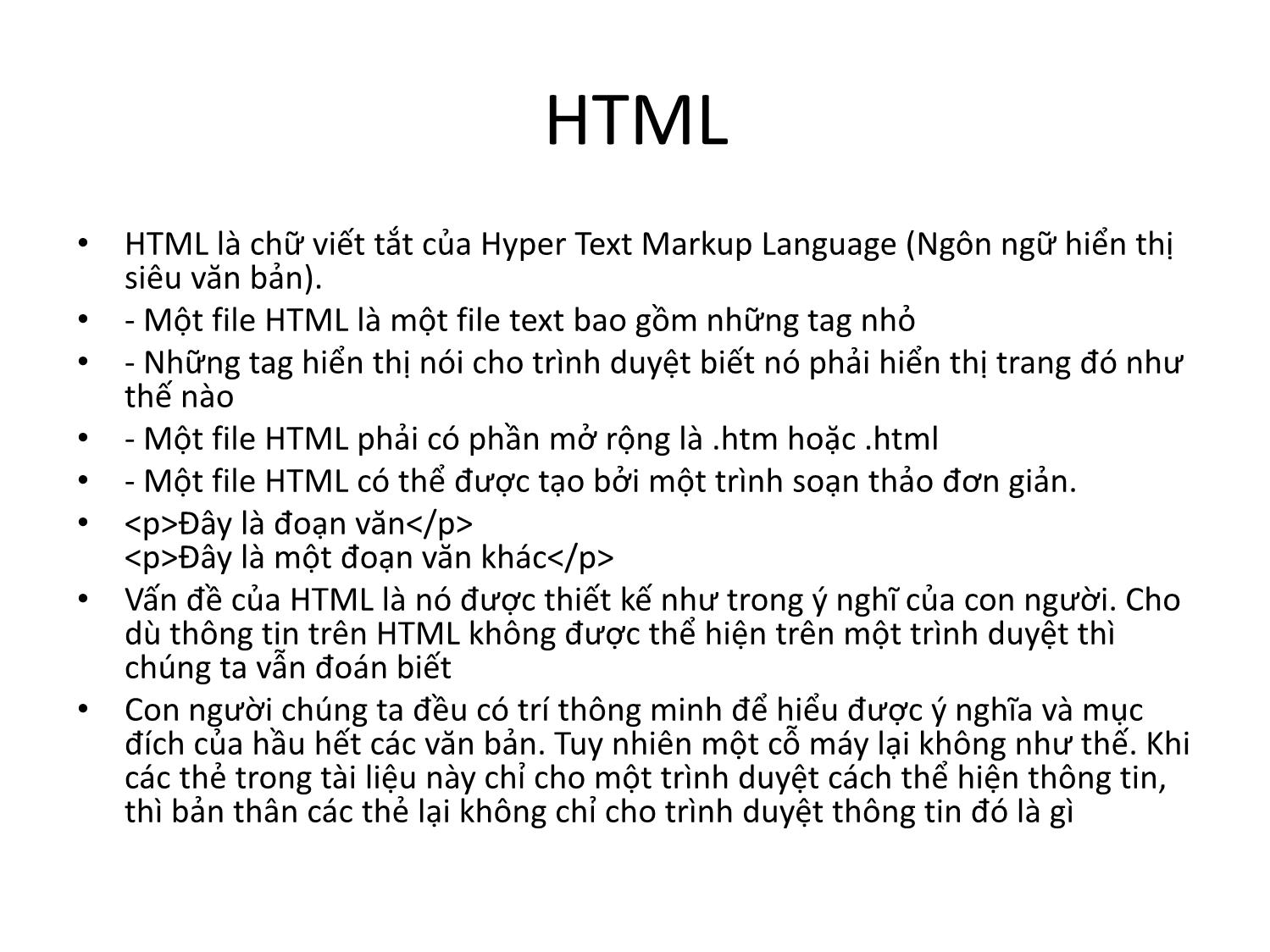 Bài giảng Công nghệ XML và WEB ngữ nghĩa - Bài 5: Thông tin và internet - Trần Nguyên Ngọc trang 10