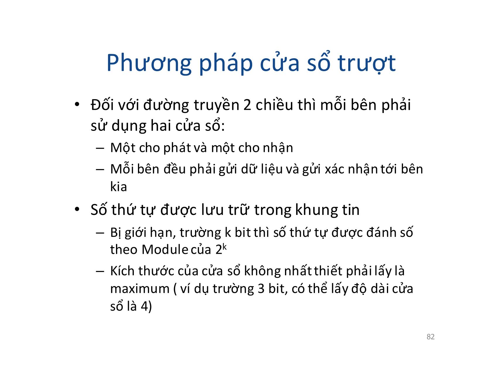 Bài giảng Mạng máy tính - Chương 4: Data Link - Vũ Quốc Oai trang 6