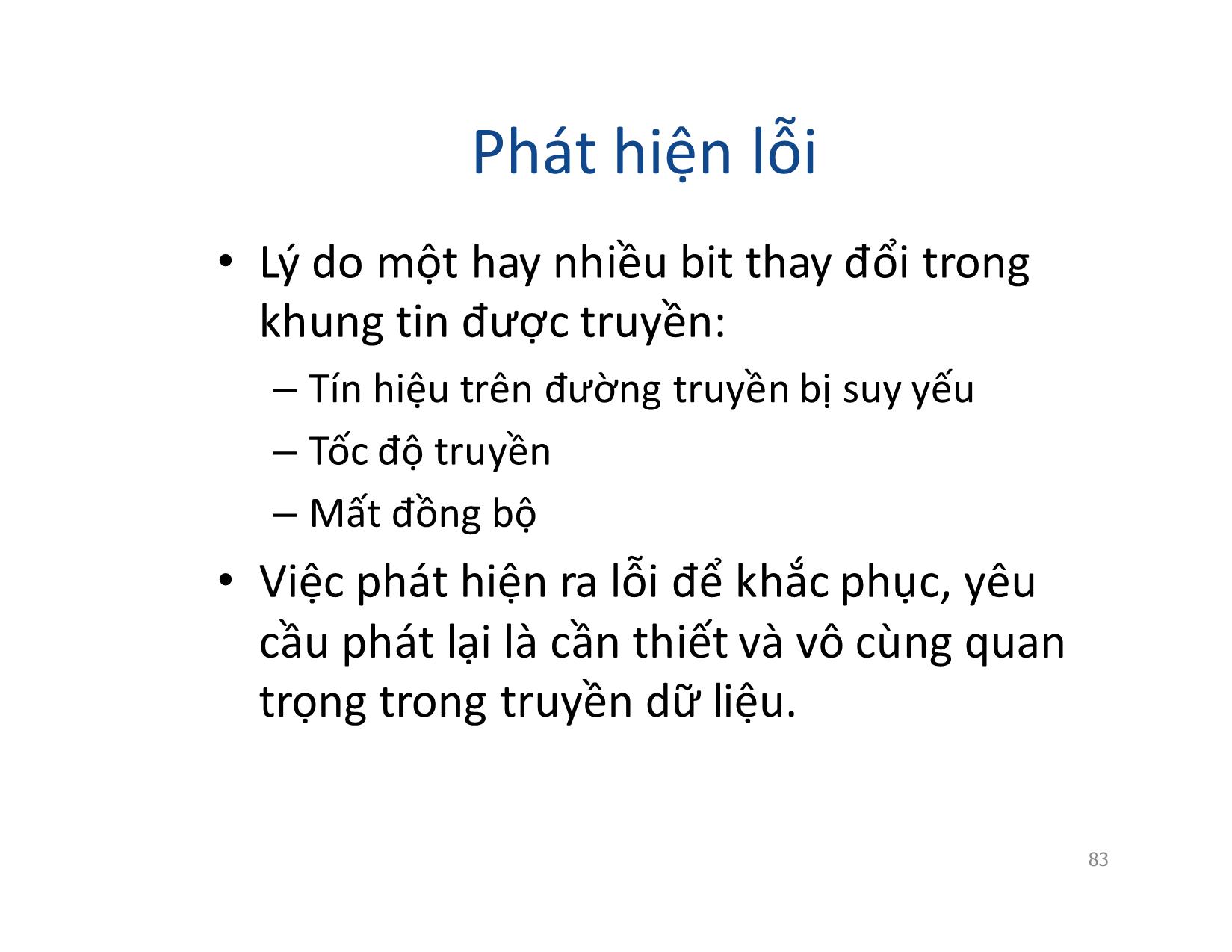 Bài giảng Mạng máy tính - Chương 4: Data Link - Vũ Quốc Oai trang 7