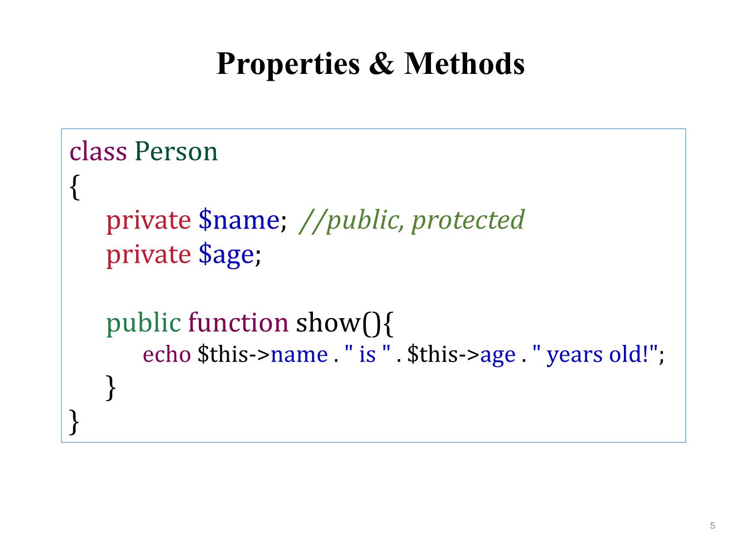 Bài giảng Phát triển phần mềm nguồn mở - Bài 4: Object oriented programming - Nguyễn Hữu Thể trang 5