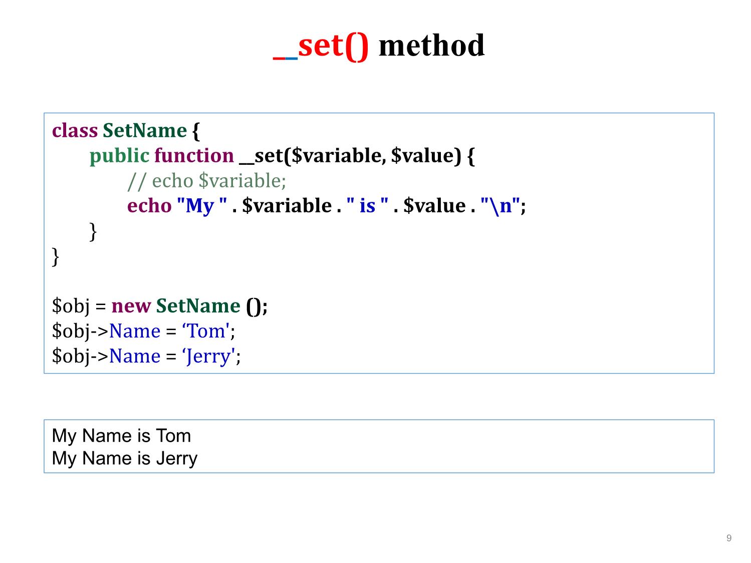 Bài giảng Phát triển phần mềm nguồn mở - Bài 4: Object oriented programming - Nguyễn Hữu Thể trang 9