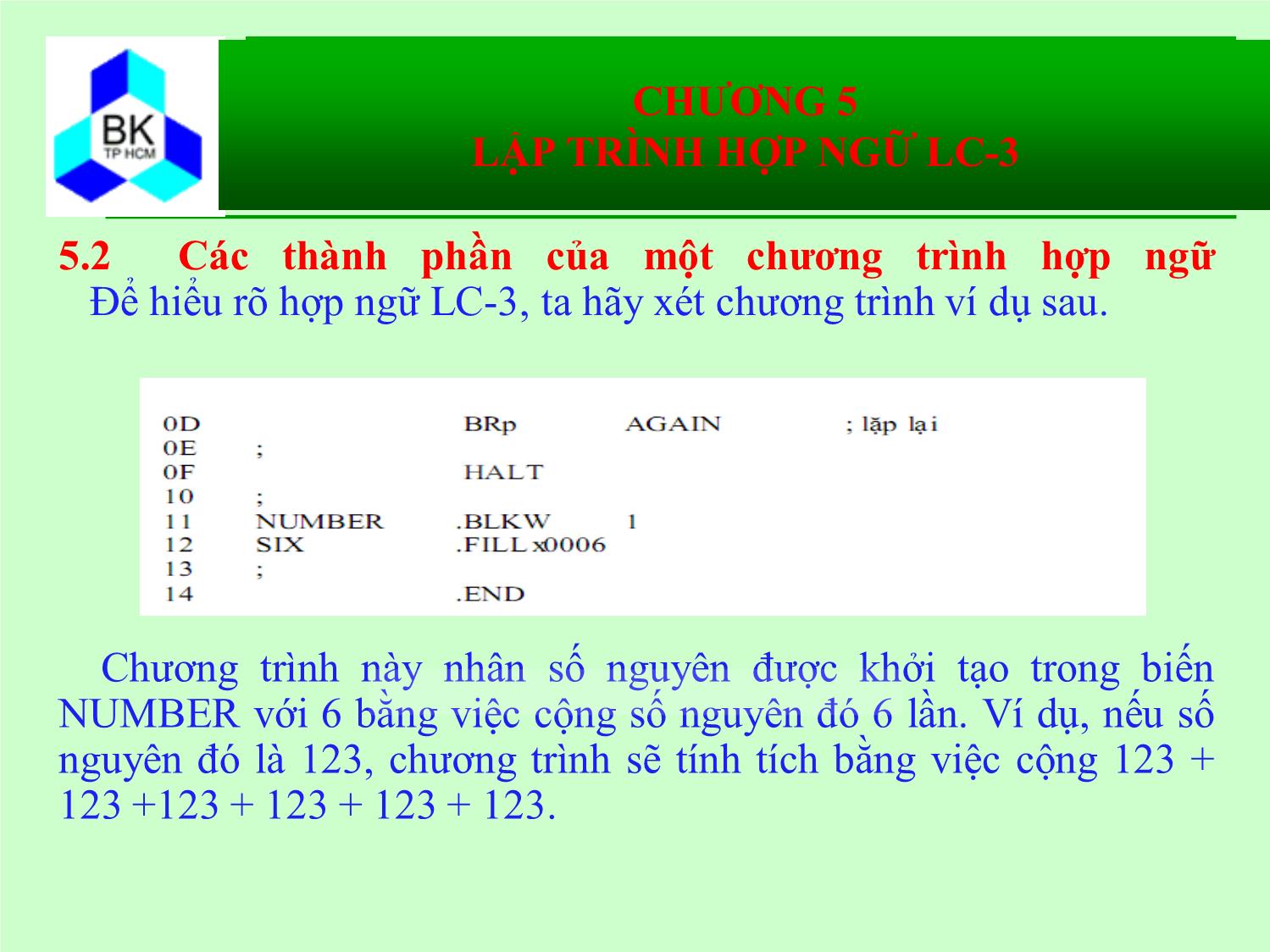 Bài giảng Hệ thống máy tính và ngôn ngữ C - Chương 5: Lập trình hợp ngữ LC-3 trang 4