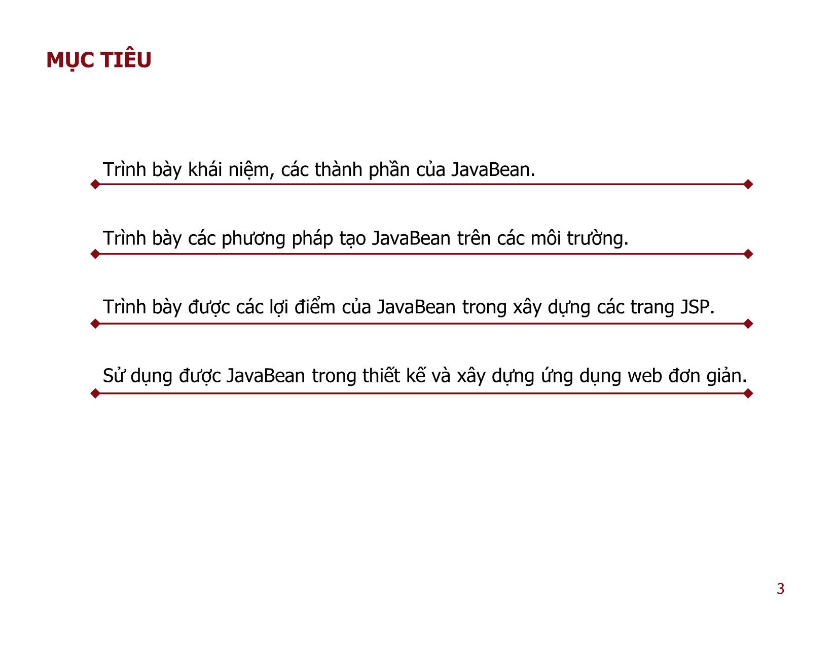 Giáo trình Sử dụng Javabean và Java Mail trong JSP trang 3