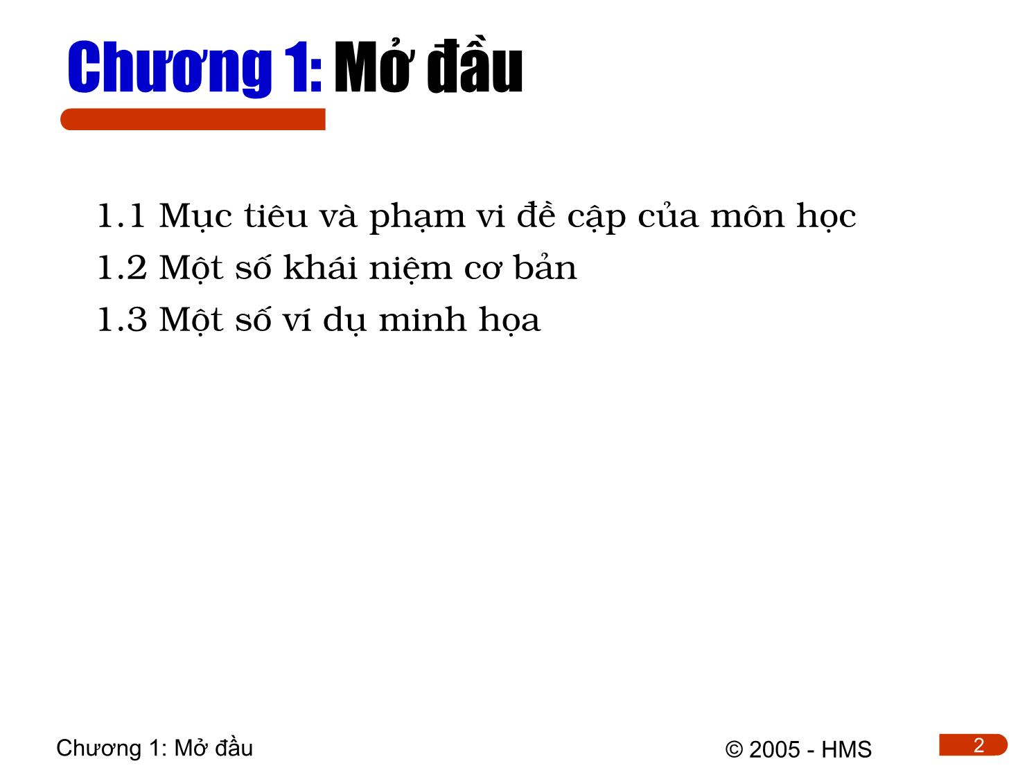 Bài giảng Hệ thống thông tin công nghiệp - Chương 1: Giới thiệu chung trang 2