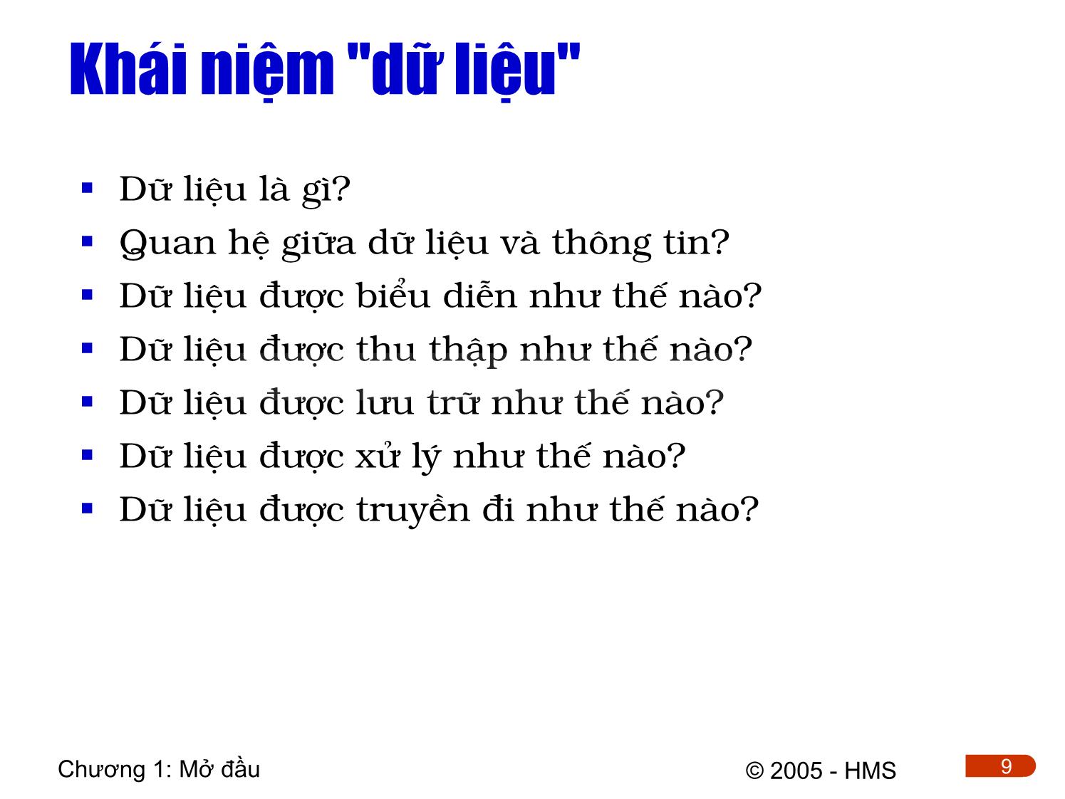 Bài giảng Hệ thống thông tin công nghiệp - Chương 1: Giới thiệu chung trang 9