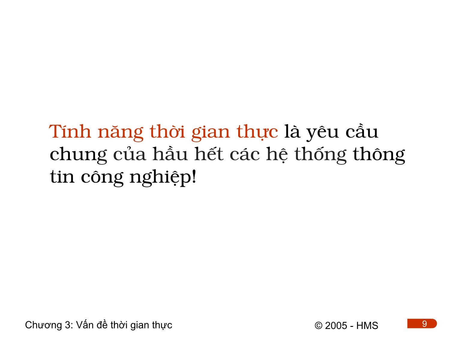 Bài giảng Hệ thống thông tin công nghiệp - Chương 3: Vấn đề thời gian thực trang 9