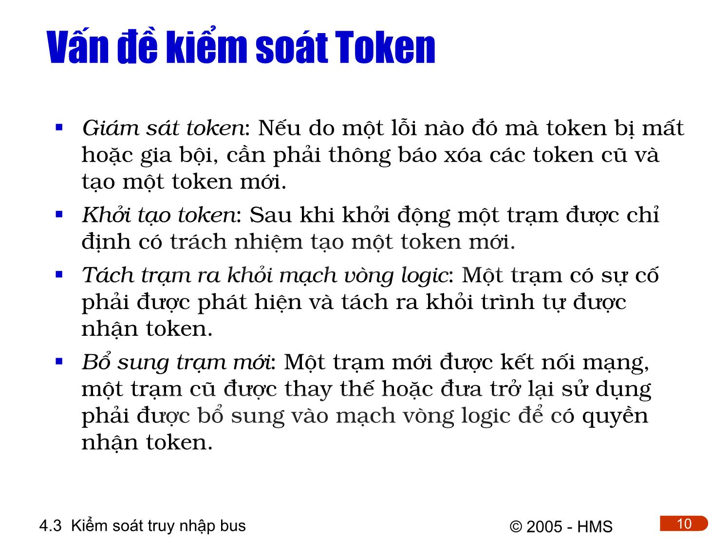 Bài giảng Hệ thống thông tin công nghiệp - Chương 4: Cơ sở truyền thông công nghiệp (Phần 2) trang 10