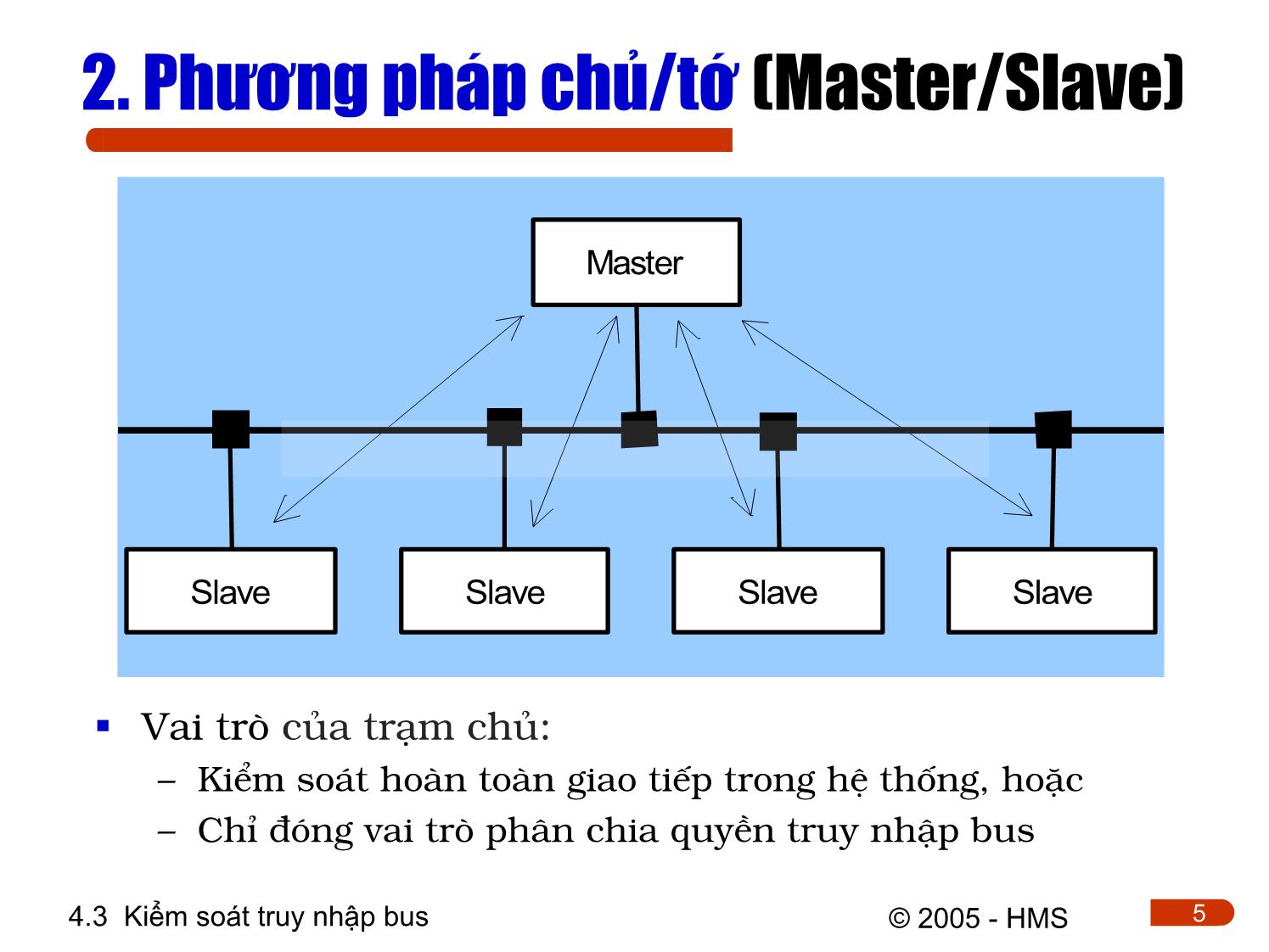 Bài giảng Hệ thống thông tin công nghiệp - Chương 4: Cơ sở truyền thông công nghiệp (Phần 2) trang 5