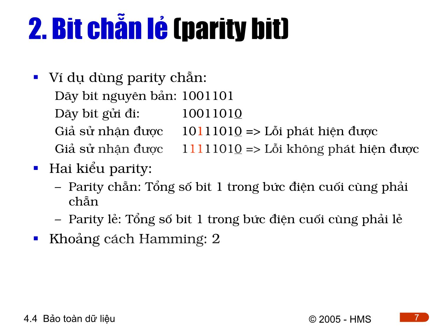 Bài giảng Hệ thống thông tin công nghiệp - Chương 4: Cơ sở truyền thông công nghiệp (Phần 3) trang 7