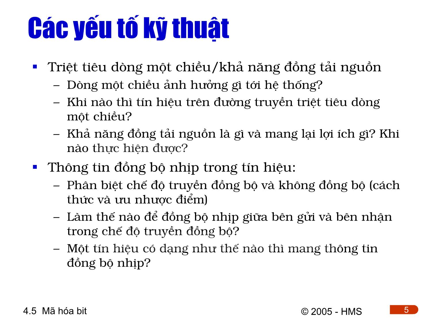 Bài giảng Hệ thống thông tin công nghiệp - Chương 4: Cơ sở truyền thông công nghiệp (Phần 4) trang 5