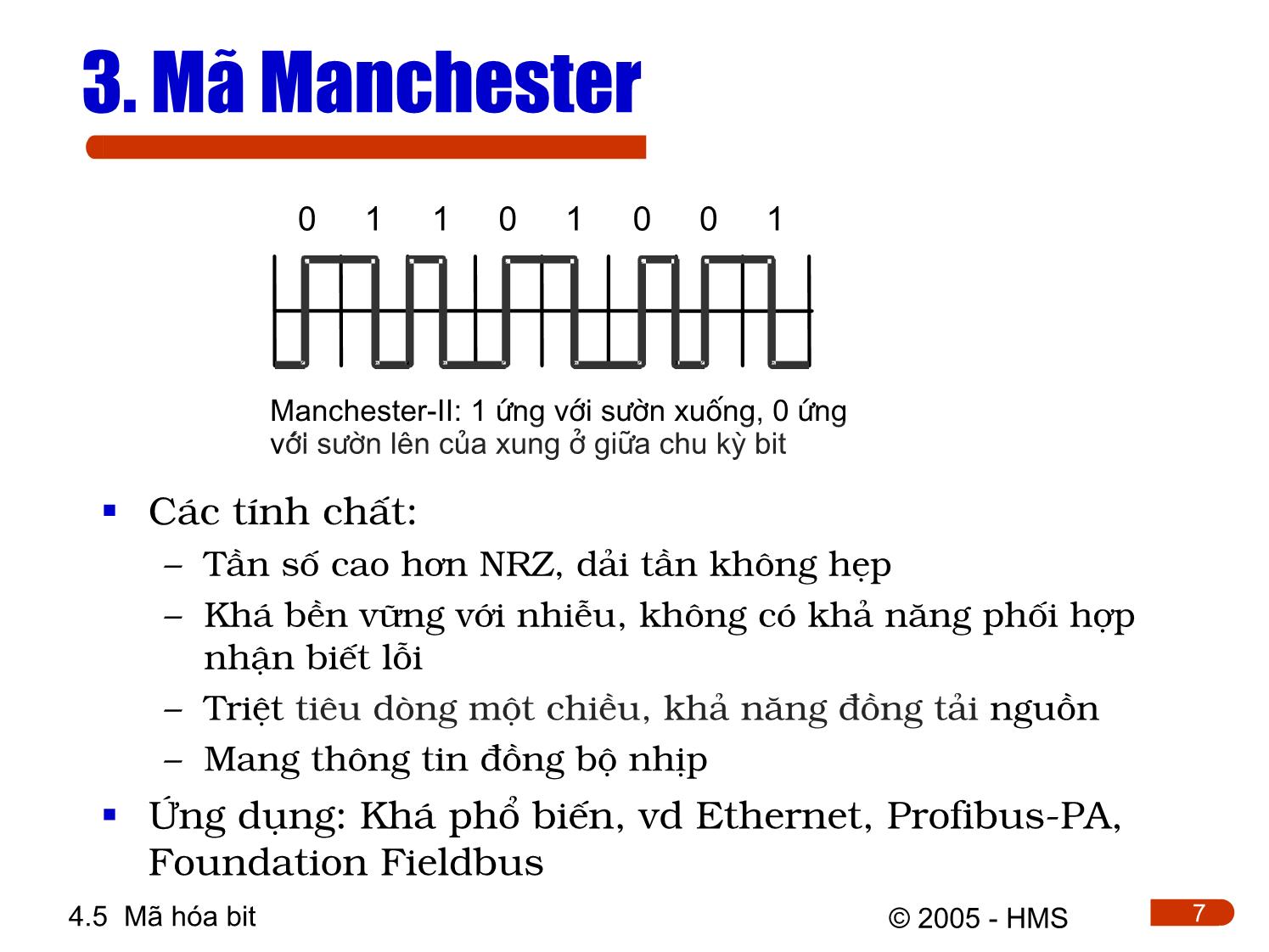 Bài giảng Hệ thống thông tin công nghiệp - Chương 4: Cơ sở truyền thông công nghiệp (Phần 4) trang 7