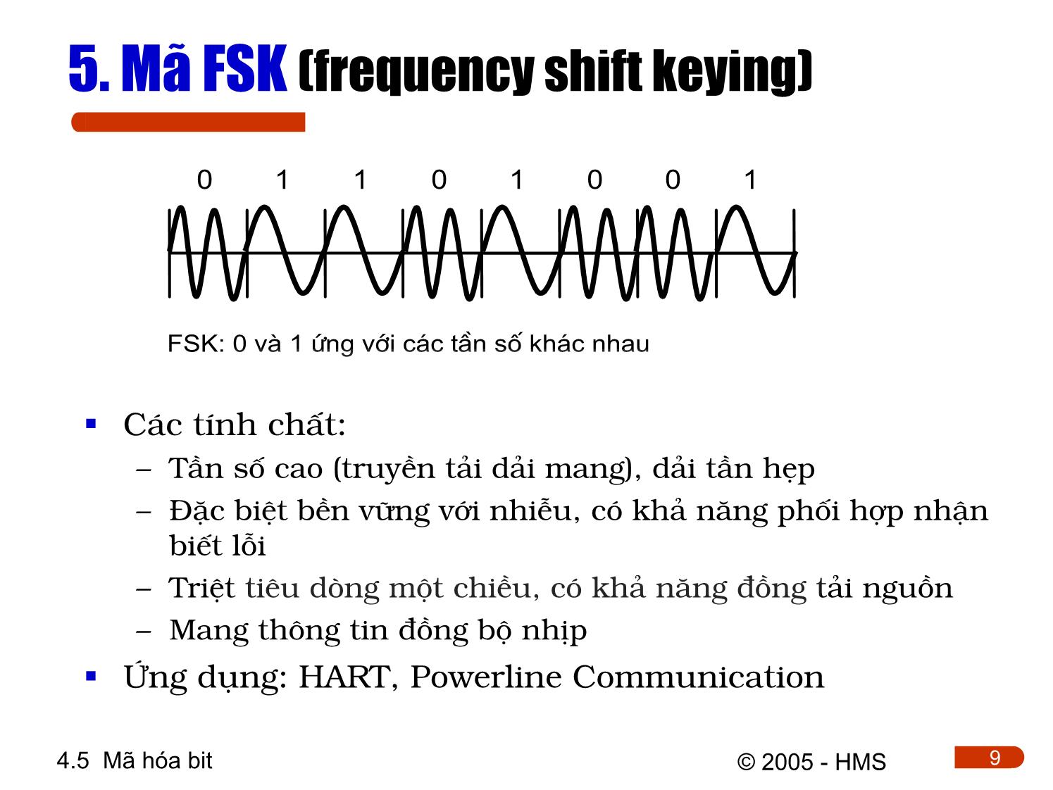 Bài giảng Hệ thống thông tin công nghiệp - Chương 4: Cơ sở truyền thông công nghiệp (Phần 4) trang 9