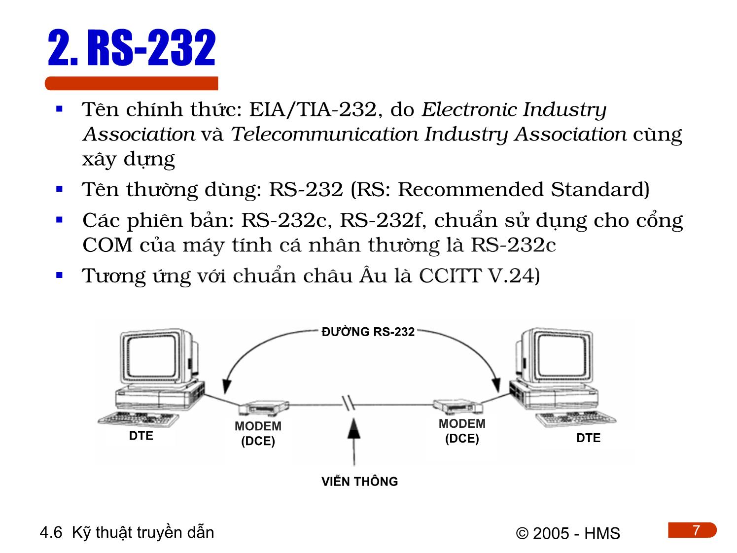 Bài giảng Hệ thống thông tin công nghiệp - Chương 4: Cơ sở truyền thông công nghiệp (Phần 5) trang 7