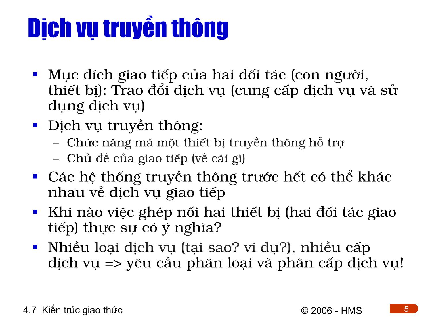 Bài giảng Hệ thống thông tin công nghiệp - Chương 4: Cơ sở truyền thông công nghiệp (Phần 6) trang 5