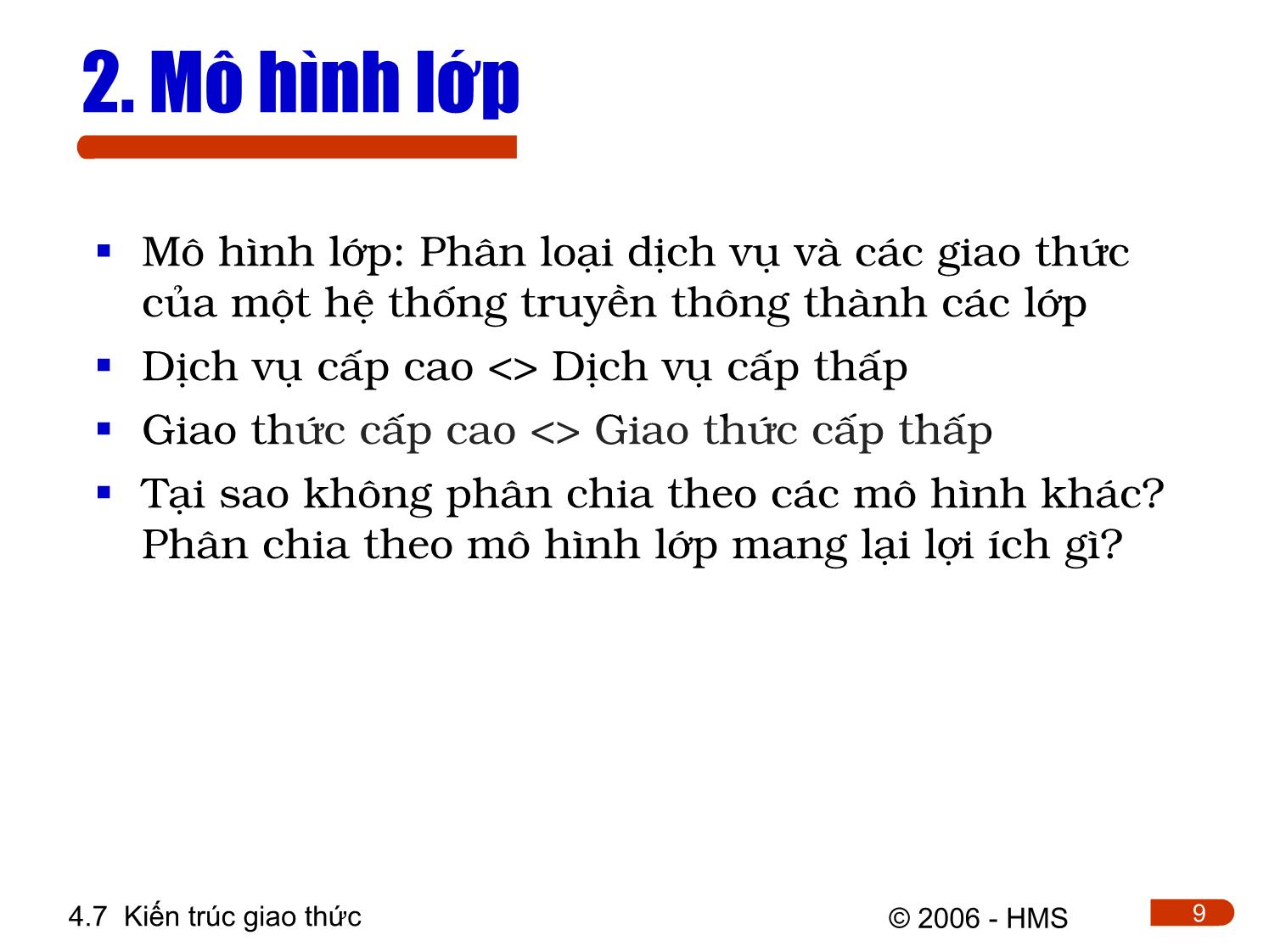 Bài giảng Hệ thống thông tin công nghiệp - Chương 4: Cơ sở truyền thông công nghiệp (Phần 6) trang 9