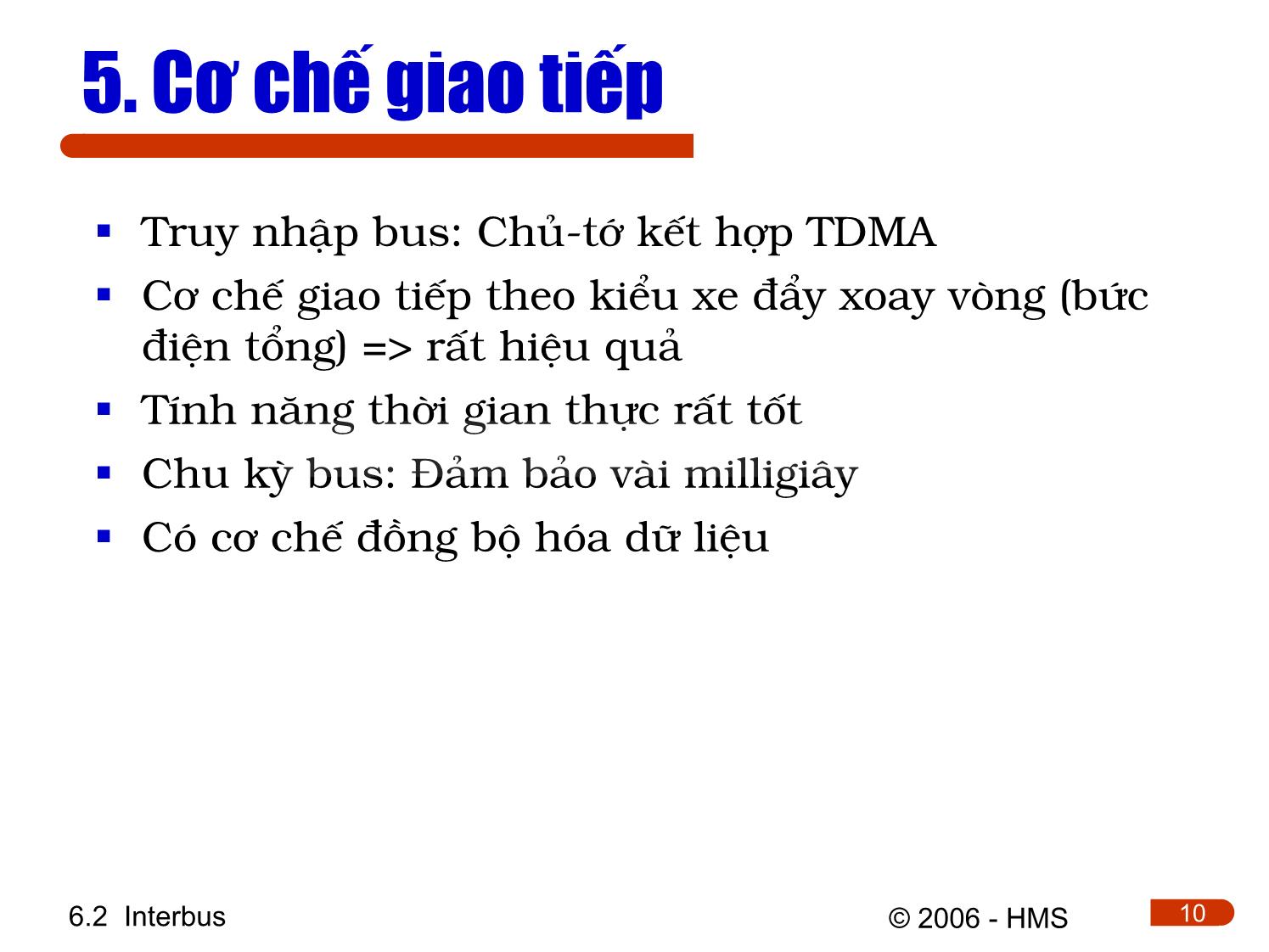 Bài giảng Hệ thống thông tin công nghiệp - Chương 6.2: Interbus trang 10