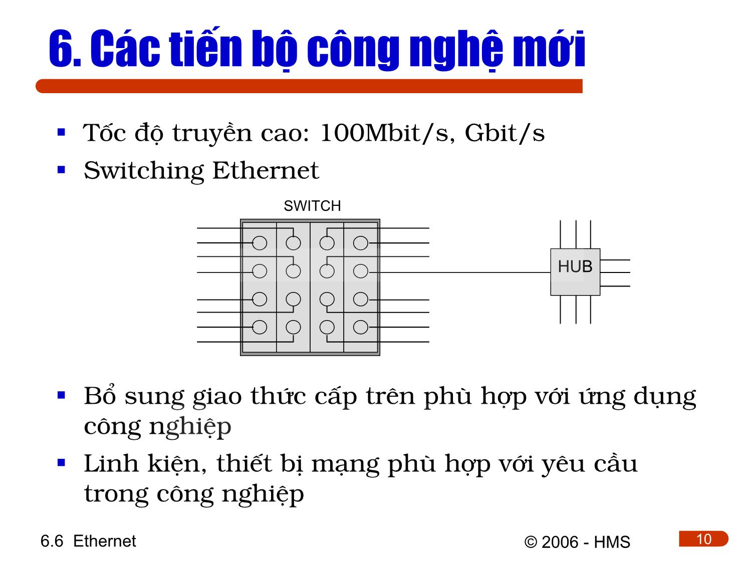 Bài giảng Hệ thống thông tin công nghiệp - Chương 6.6: Ethernet trang 10