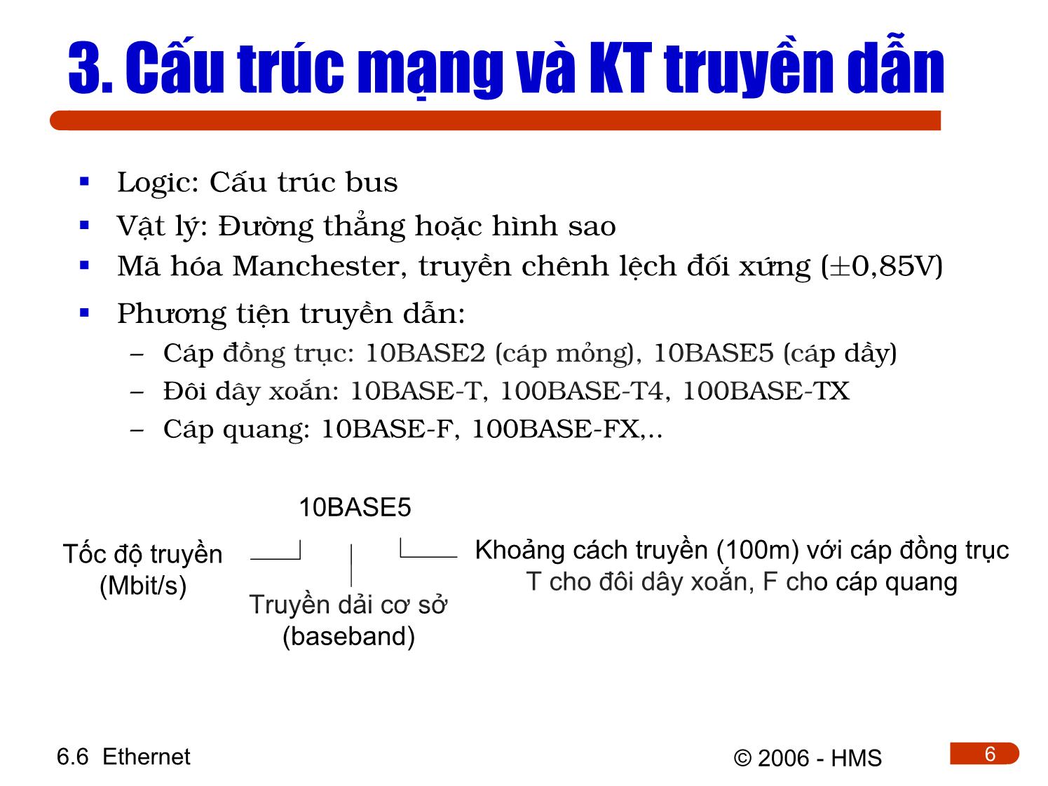 Bài giảng Hệ thống thông tin công nghiệp - Chương 6.6: Ethernet trang 6