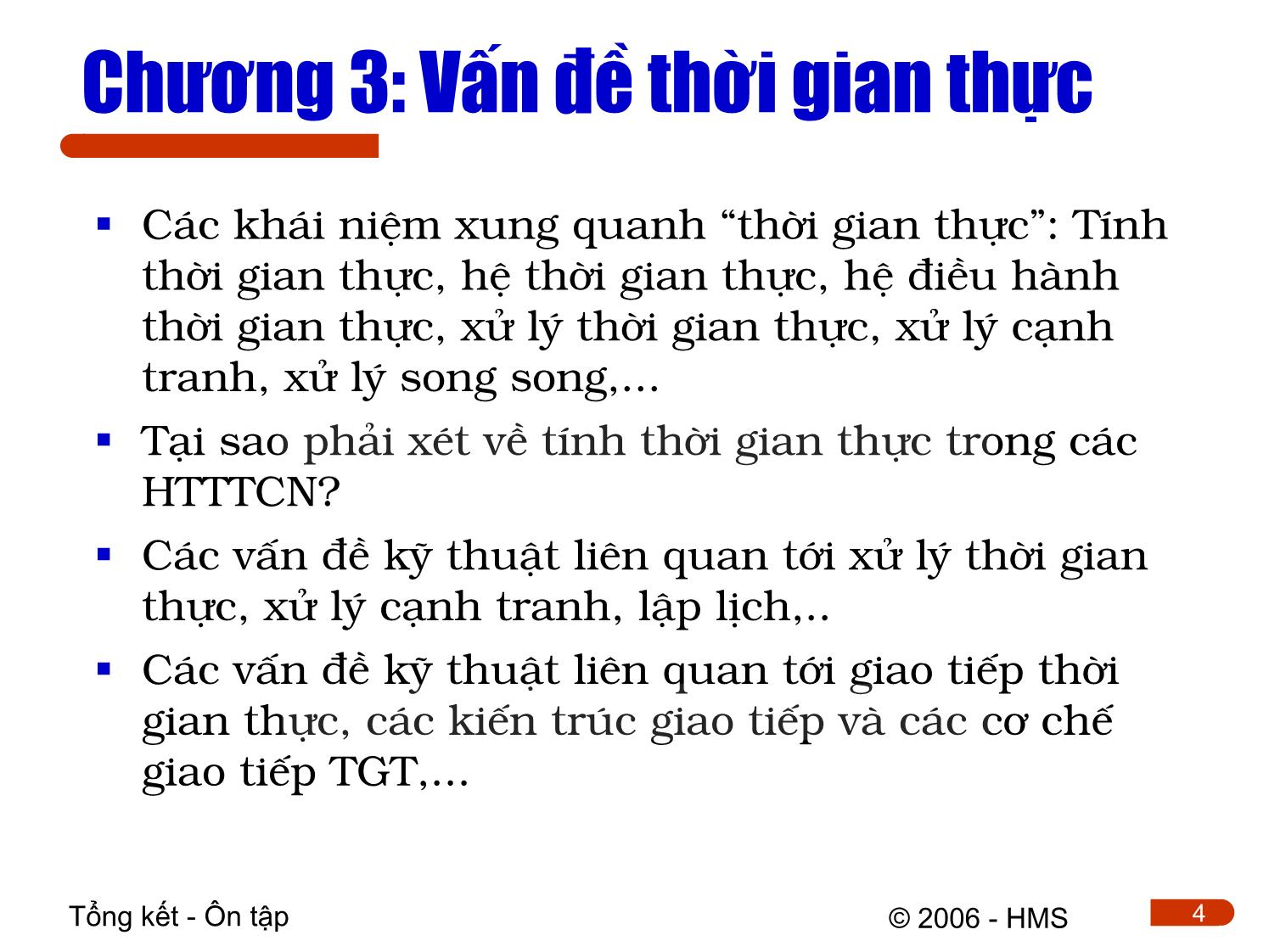 Bài giảng Hệ thống thông tin công nghiệp - Chương: Tổng kết & Ôn tập trang 4