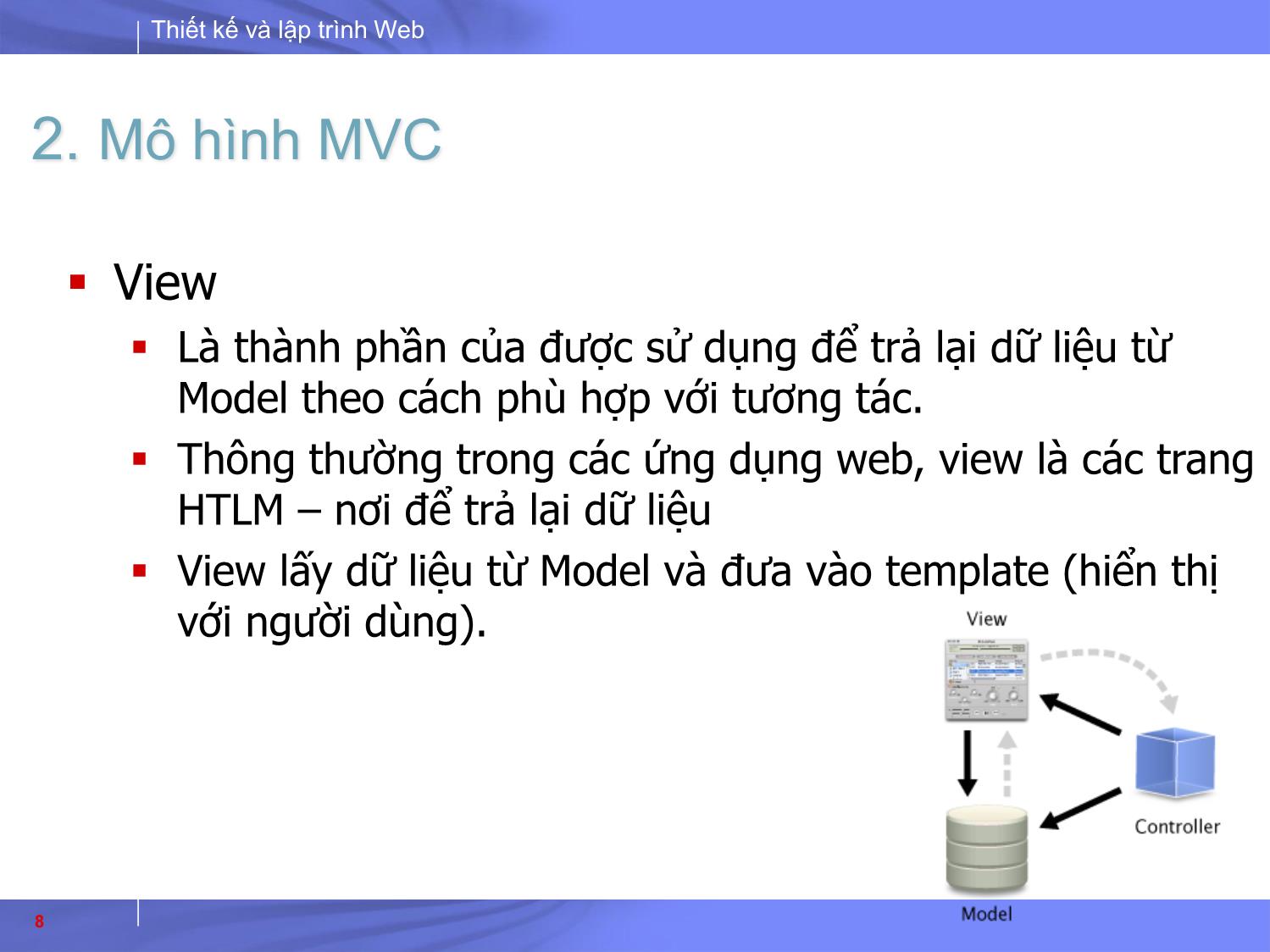 Bài giảng Thiết kế và lập trình Web - Bài 9: PHP framework trang 8