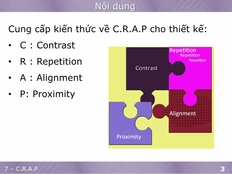 Bài giảng Phát triển ứng dụng web 1 - C.R.A.P trang 3