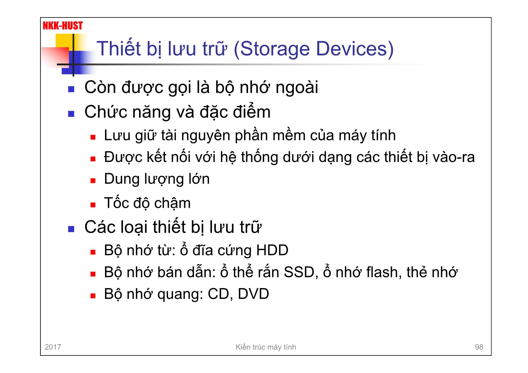 Bài giảng Kiến trúc máy tính - Chương 3: Hệ thống máy tính - Nguyễn Kim Khánh trang 10