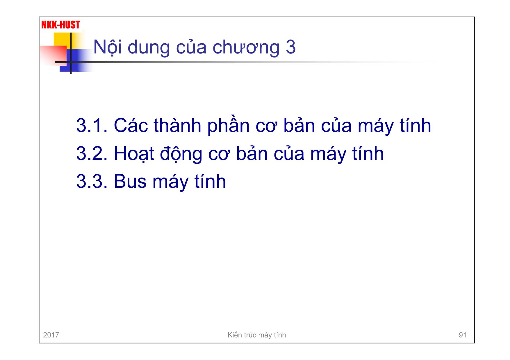 Bài giảng Kiến trúc máy tính - Chương 3: Hệ thống máy tính - Nguyễn Kim Khánh trang 3