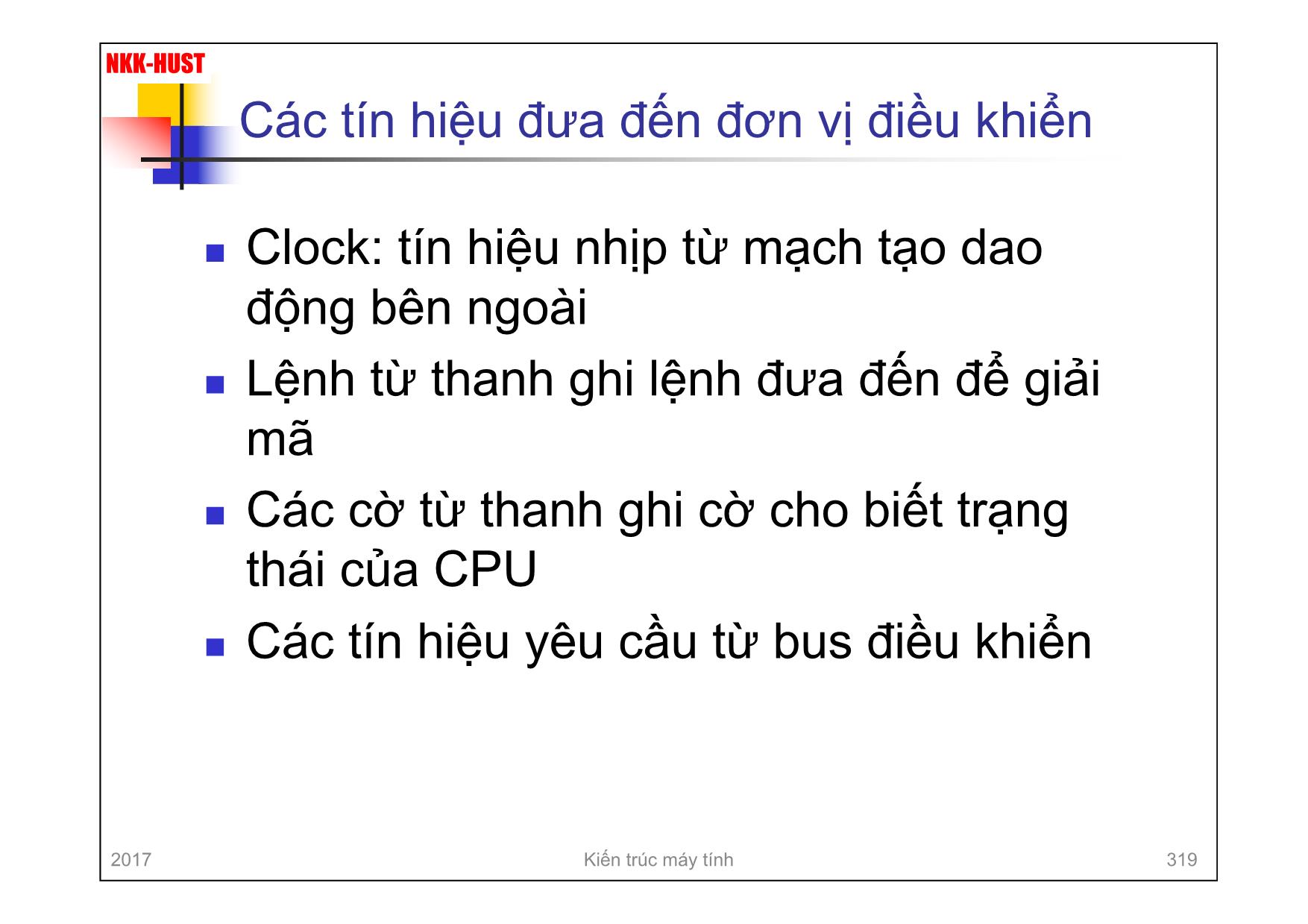Bài giảng Kiến trúc máy tính - Chương 6: Bộ xử lý - Nguyễn Kim Khánh trang 10
