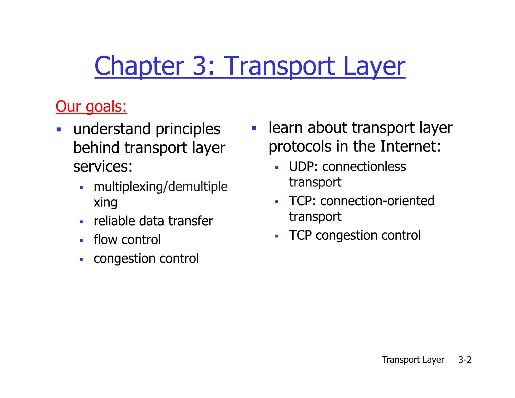 Bài giảng Mạng máy tính nâng cao - Chapter 3: Transport Layer - Lê Ngọc Sơn trang 2