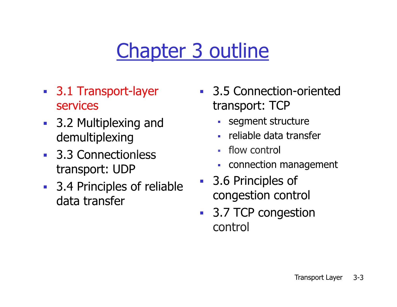 Bài giảng Mạng máy tính nâng cao - Chapter 3: Transport Layer - Lê Ngọc Sơn trang 3