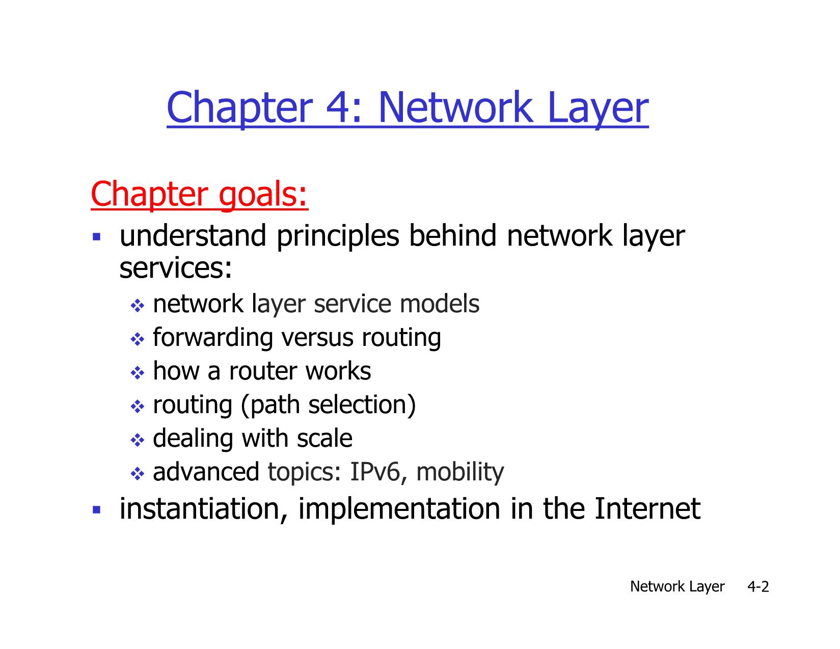 Bài giảng Mạng máy tính nâng cao - Chapter 4: Network Layer - Lê Ngọc Sơn trang 2