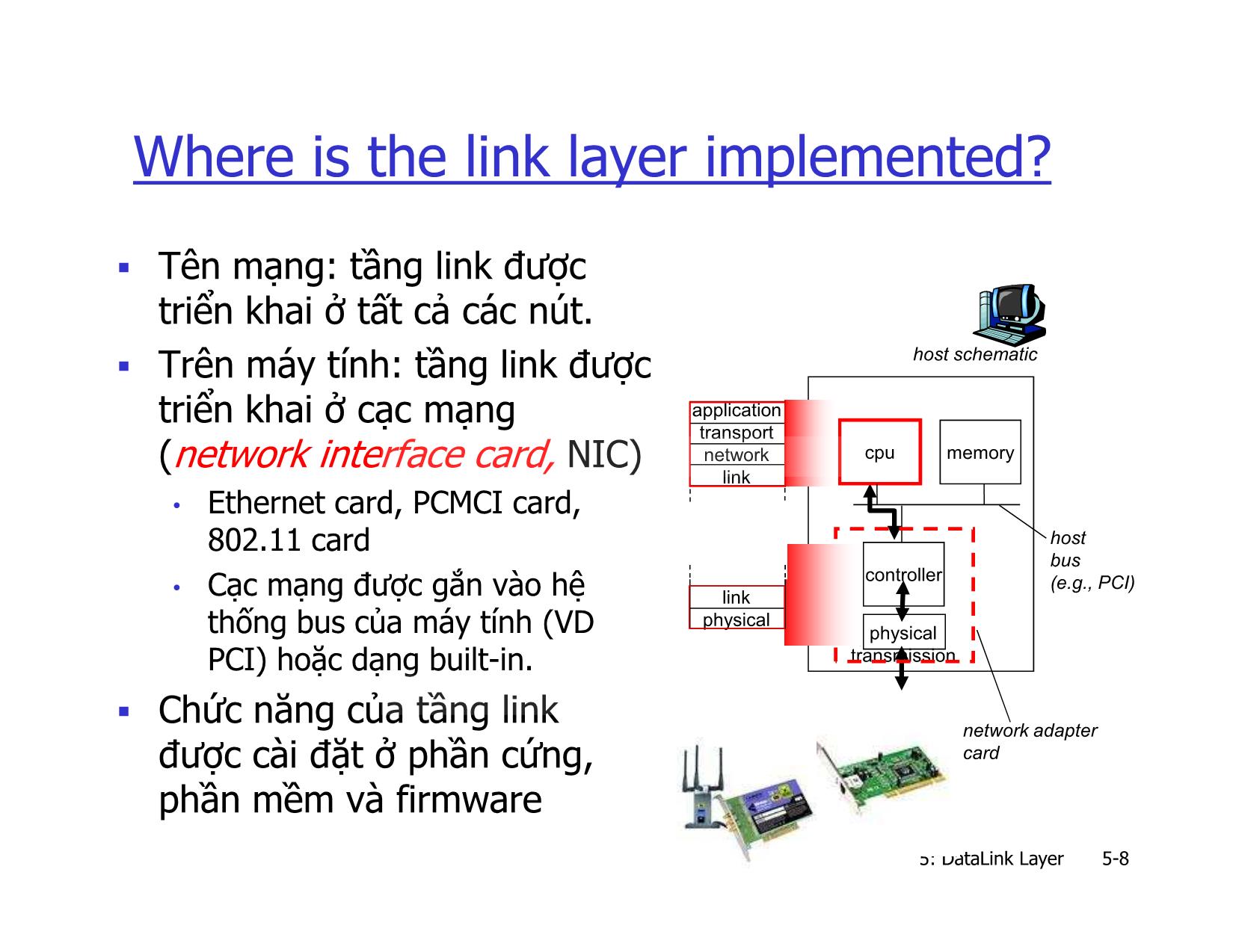 Bài giảng Mạng máy tính nâng cao - Chapter 5: Link Layer and LANs - Lê Ngọc Sơn trang 8