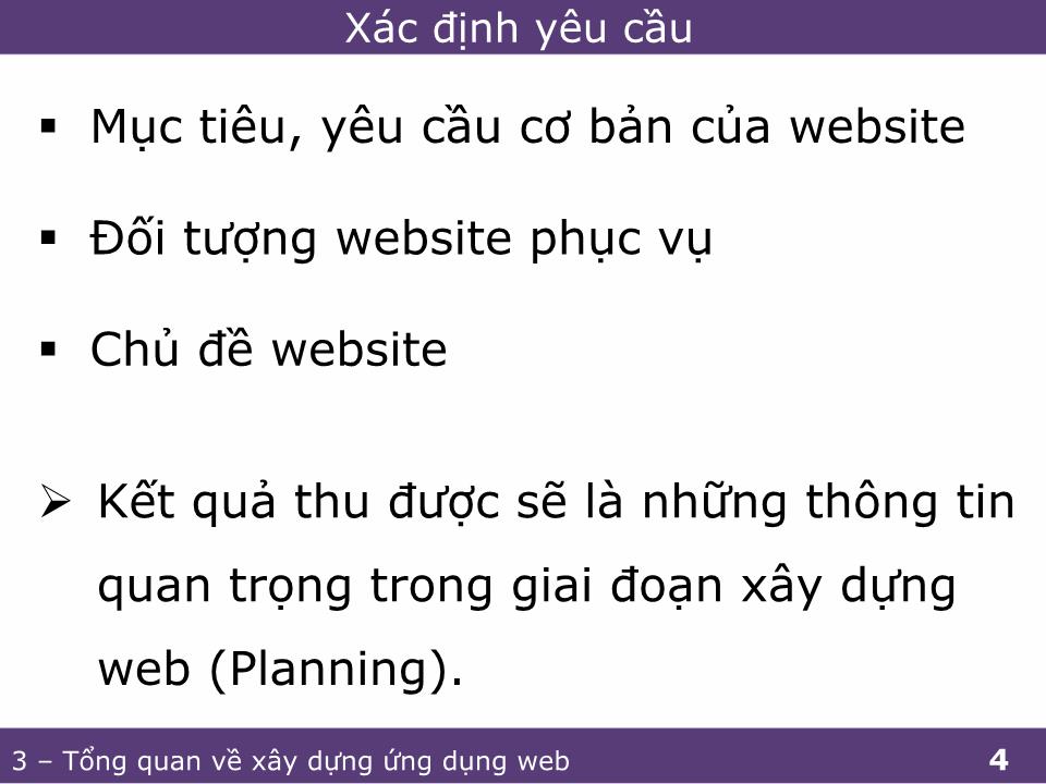 Bài giảng Phát triển ứng dụng web 1 - Tổng quan về xây dựng ứng dụng web trang 4