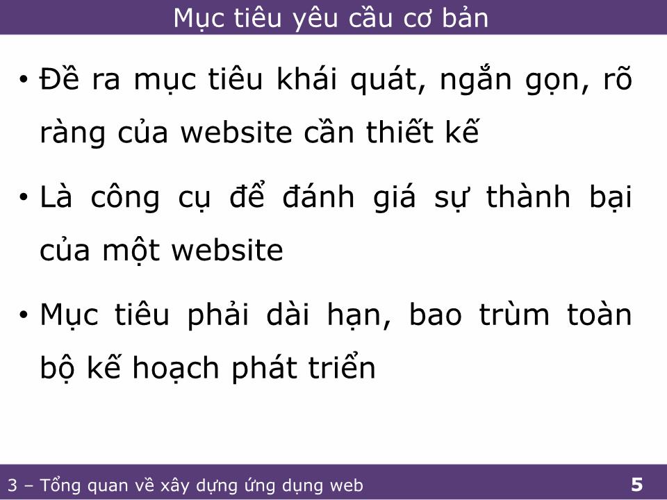 Bài giảng Phát triển ứng dụng web 1 - Tổng quan về xây dựng ứng dụng web trang 5