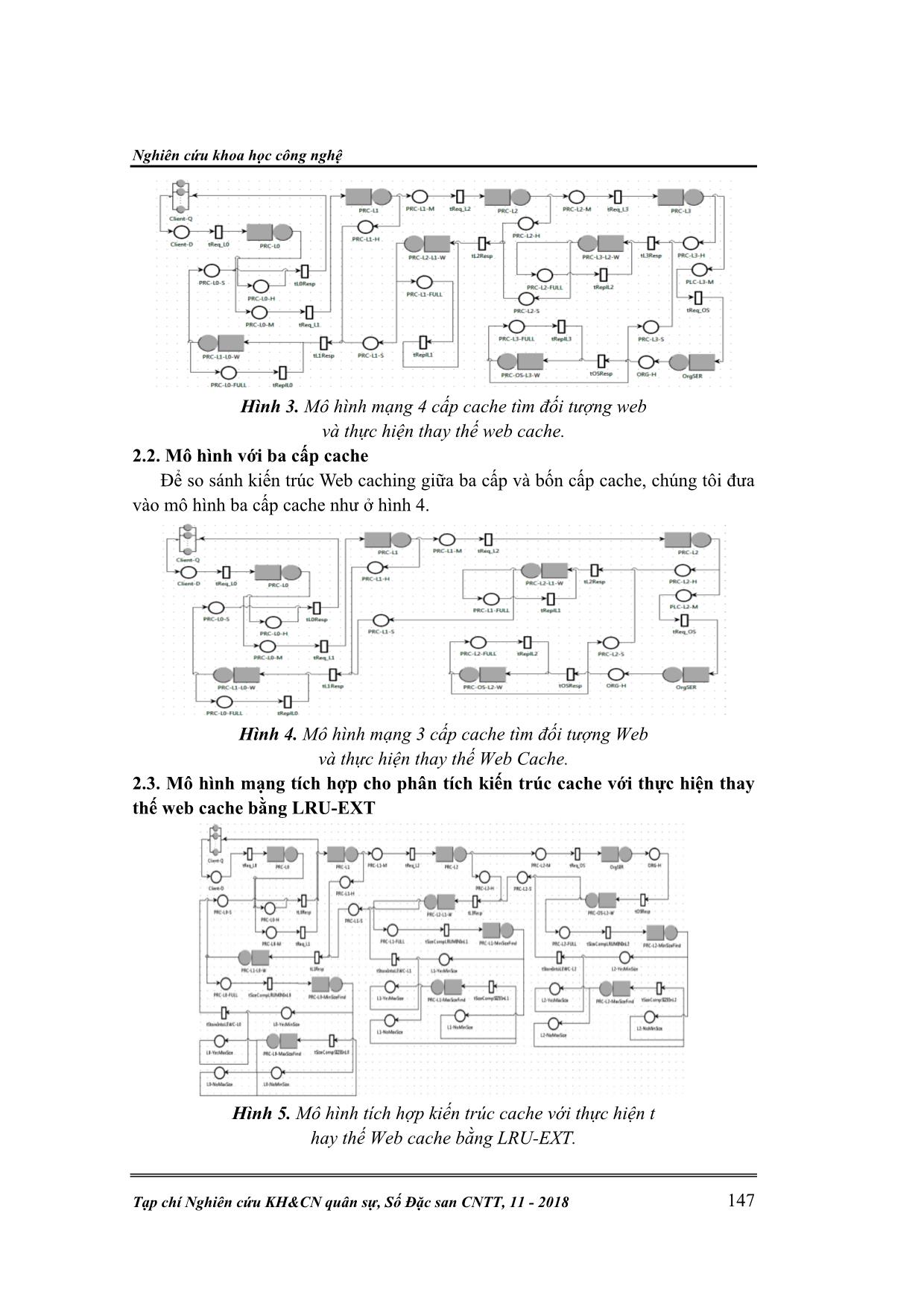 Đánh giá hiệu năng của thuật toán thay thế web cache lru - Ext cho Internet Web caching sử dụng mạng tích hợp hàng đợi và petri net có thời gian trang 6