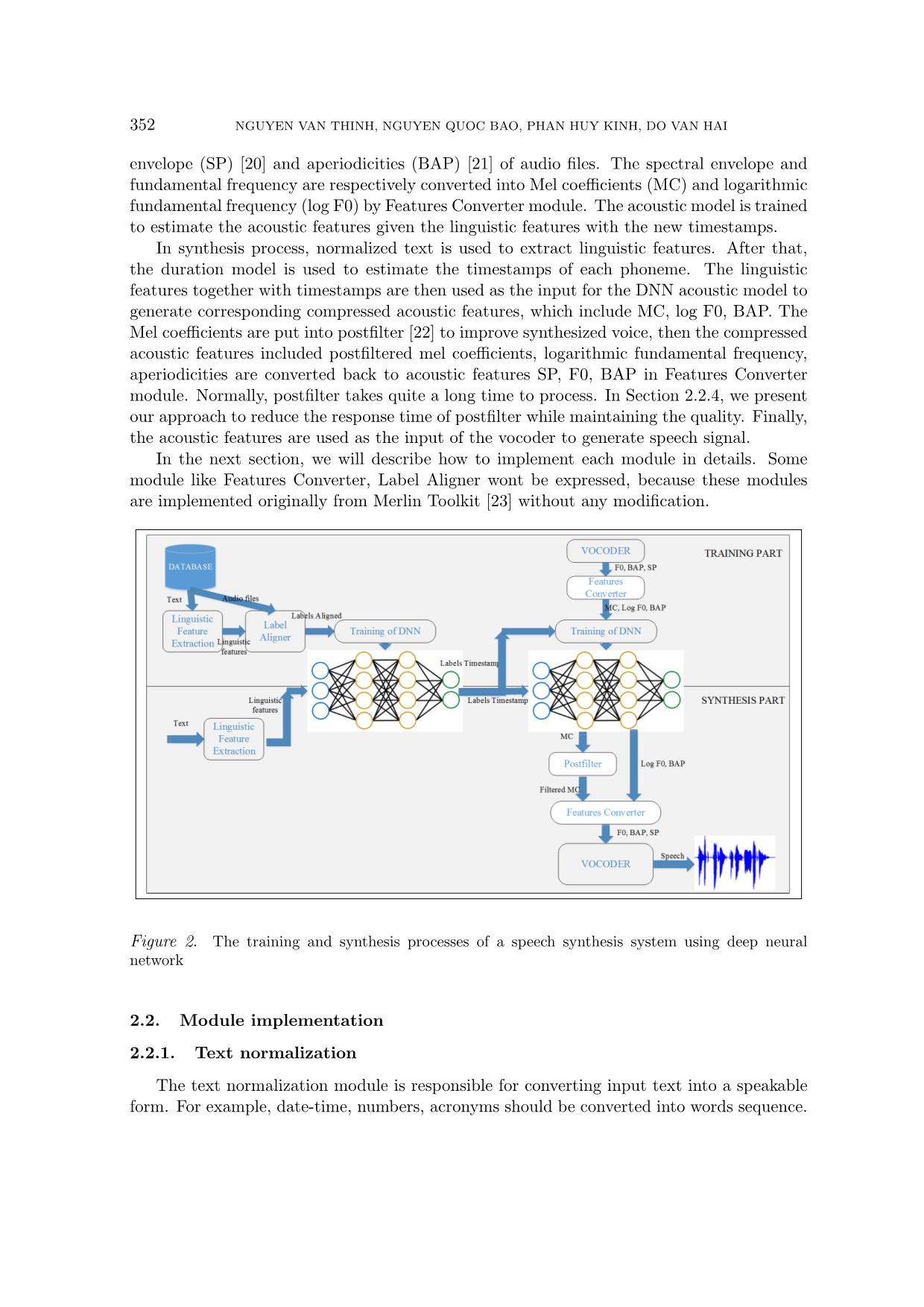 Development of vietnamese speech synthesis system using deep neural networks trang 4