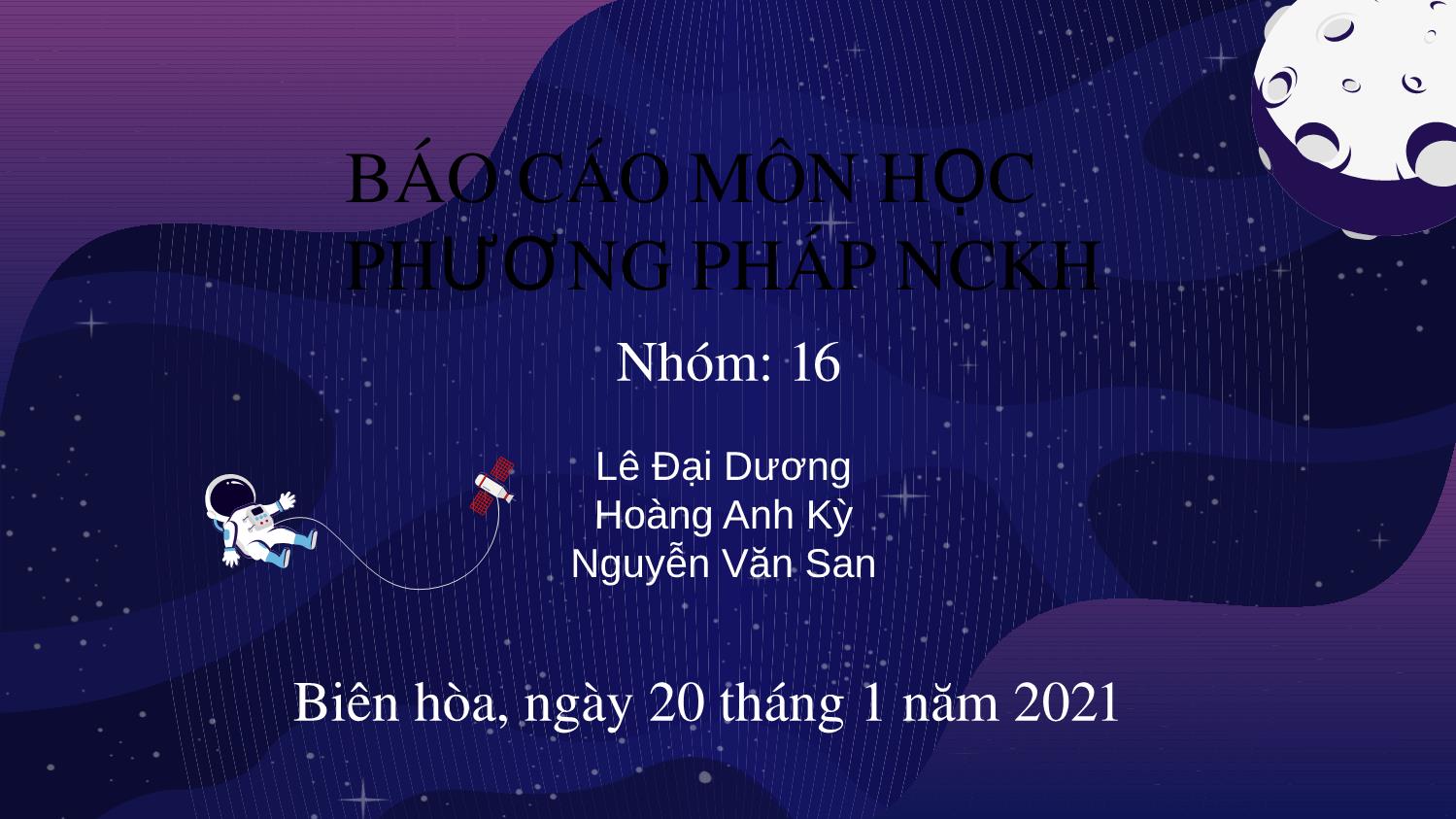 Báo cáo môn Phương pháp nghiên cứu khoa học - Lê Đại Dương trang 1