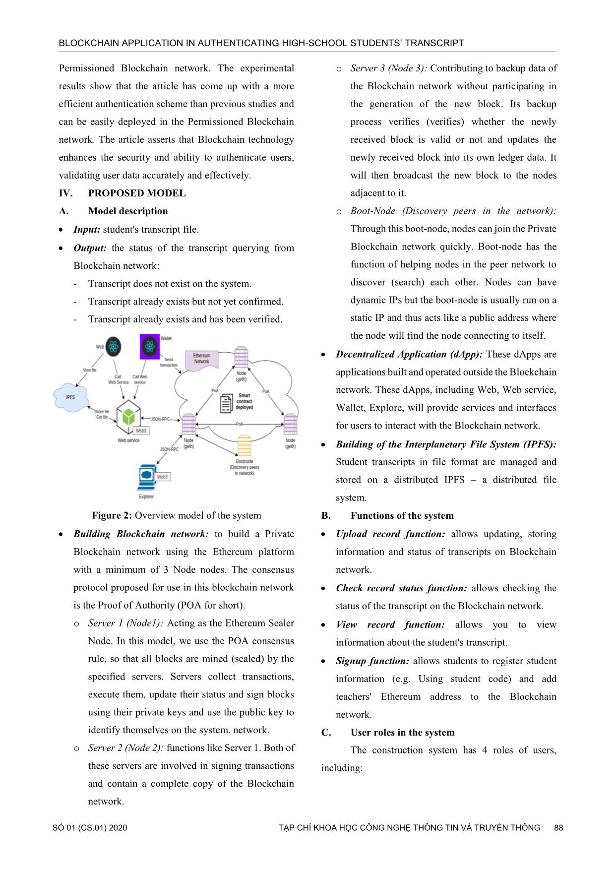 Blockchain application in authenticating high-school students’ transcript trang 4