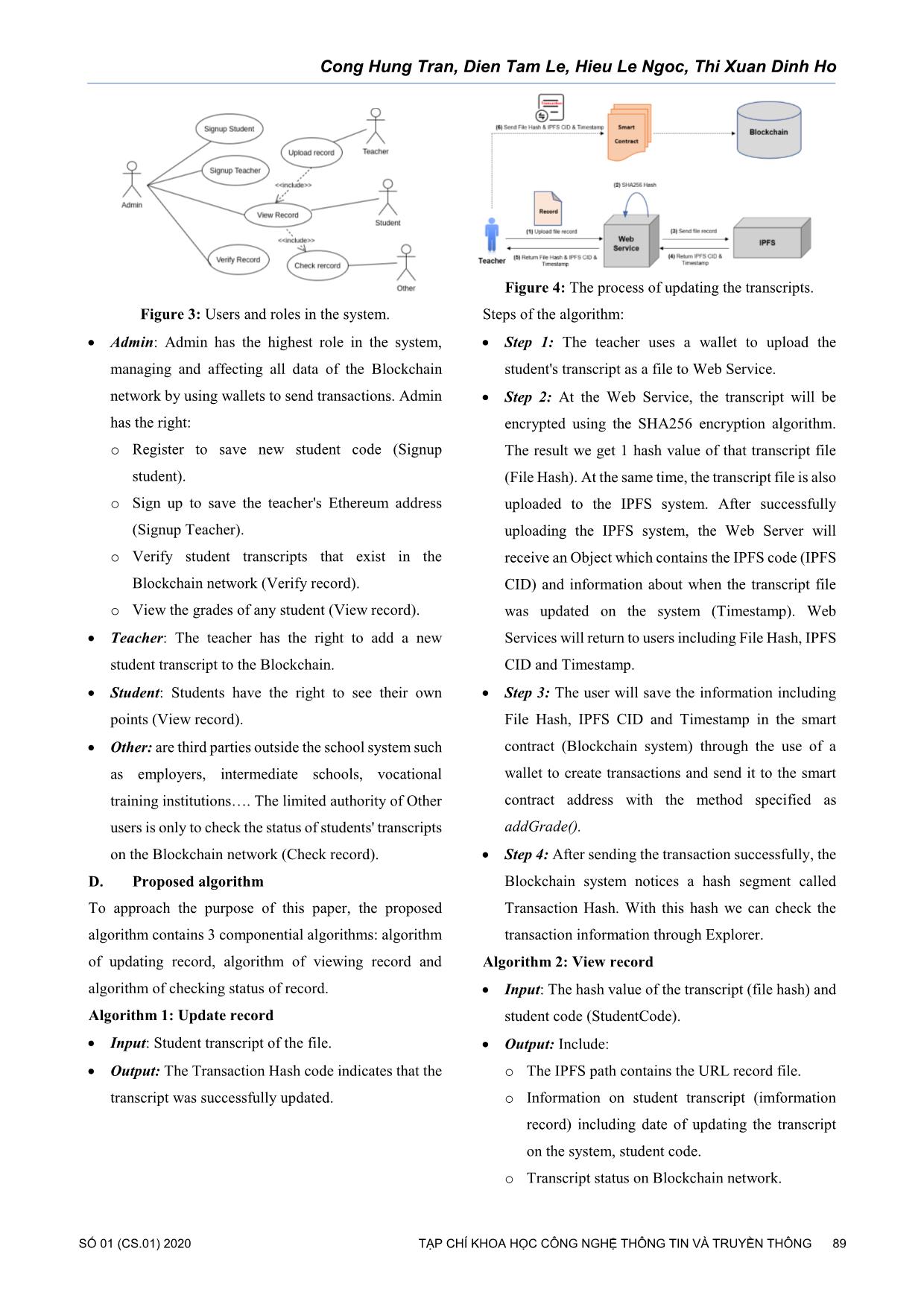 Blockchain application in authenticating high-school students’ transcript trang 5