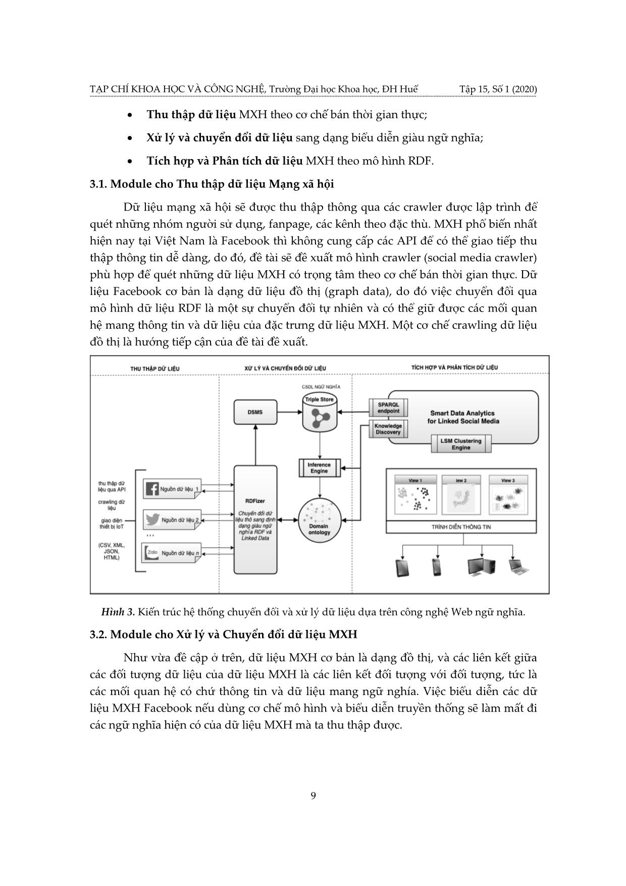 Chuyển đổi và phân tích dữ liệu mạng xã hội với mô hình dữ liệu RDF trang 9