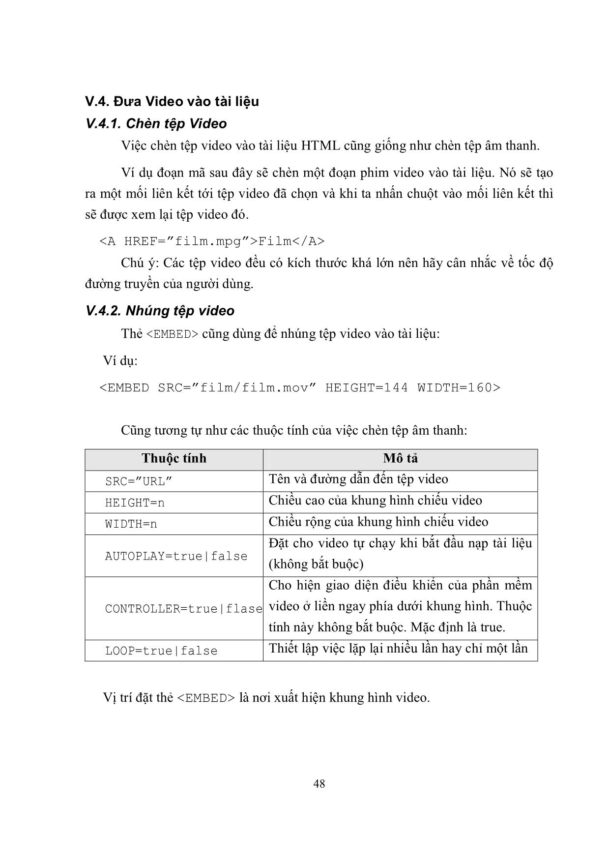 Giáo trình HTML và thiết kế Web (Phần 2) trang 5