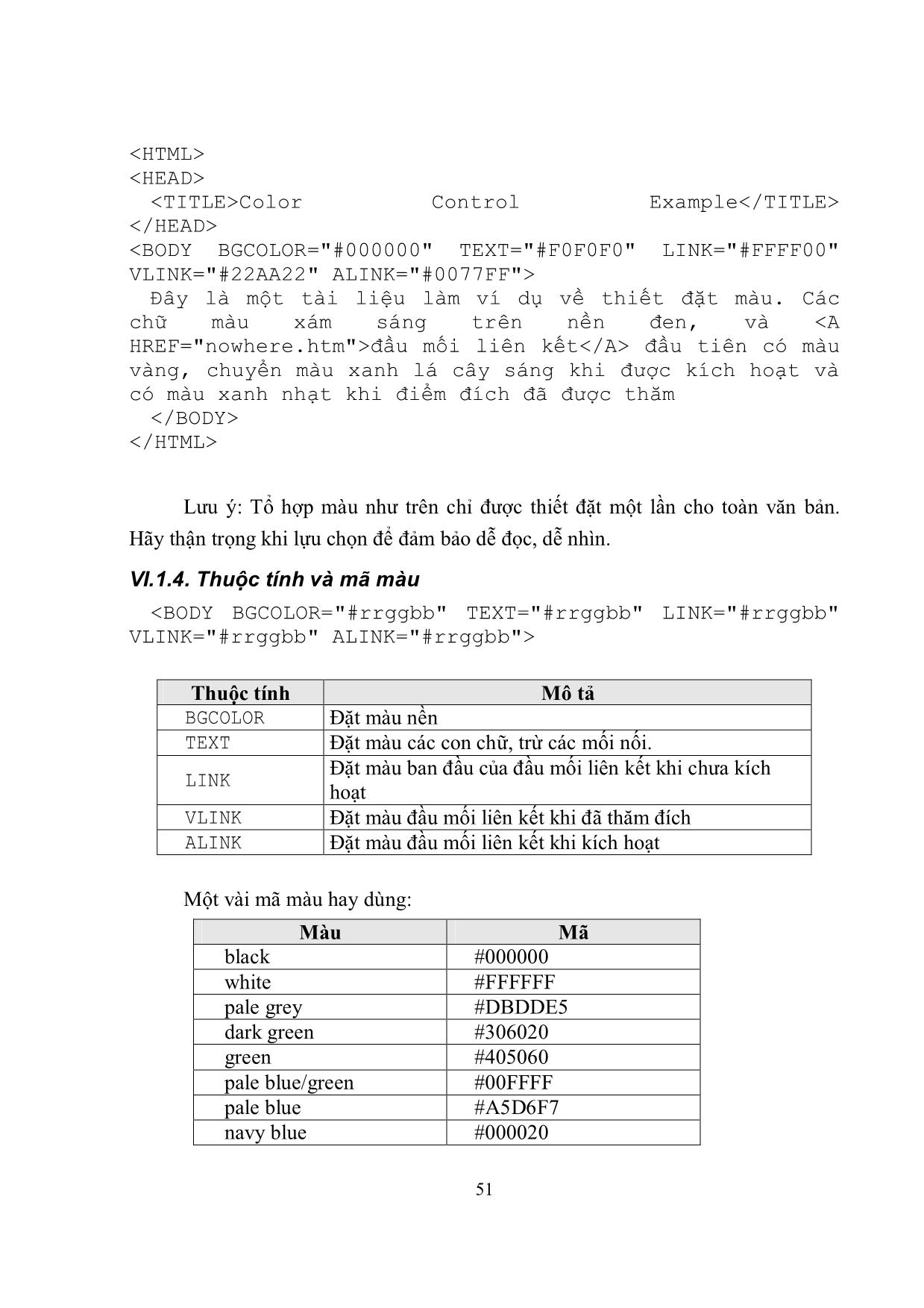 Giáo trình HTML và thiết kế Web (Phần 2) trang 8