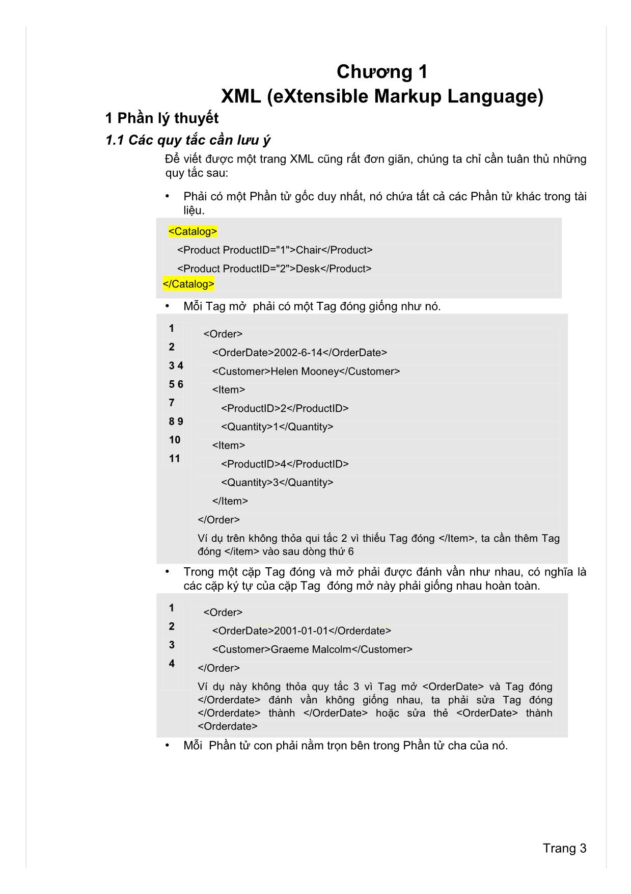 Giáo trình Mô đun Ngôn ngữ XML - Thiết kế trang Web trang 9