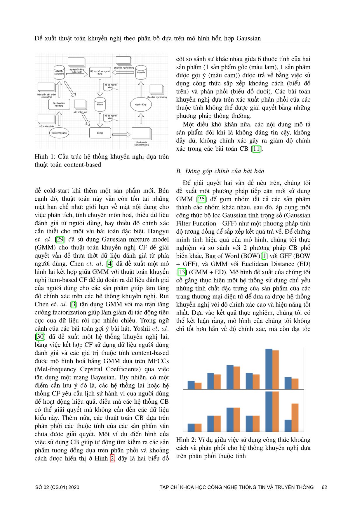 Đề xuất thuật toán khuyến nghị theo phân bố dựa trên mô hình hỗn hợp Gaussian trang 2