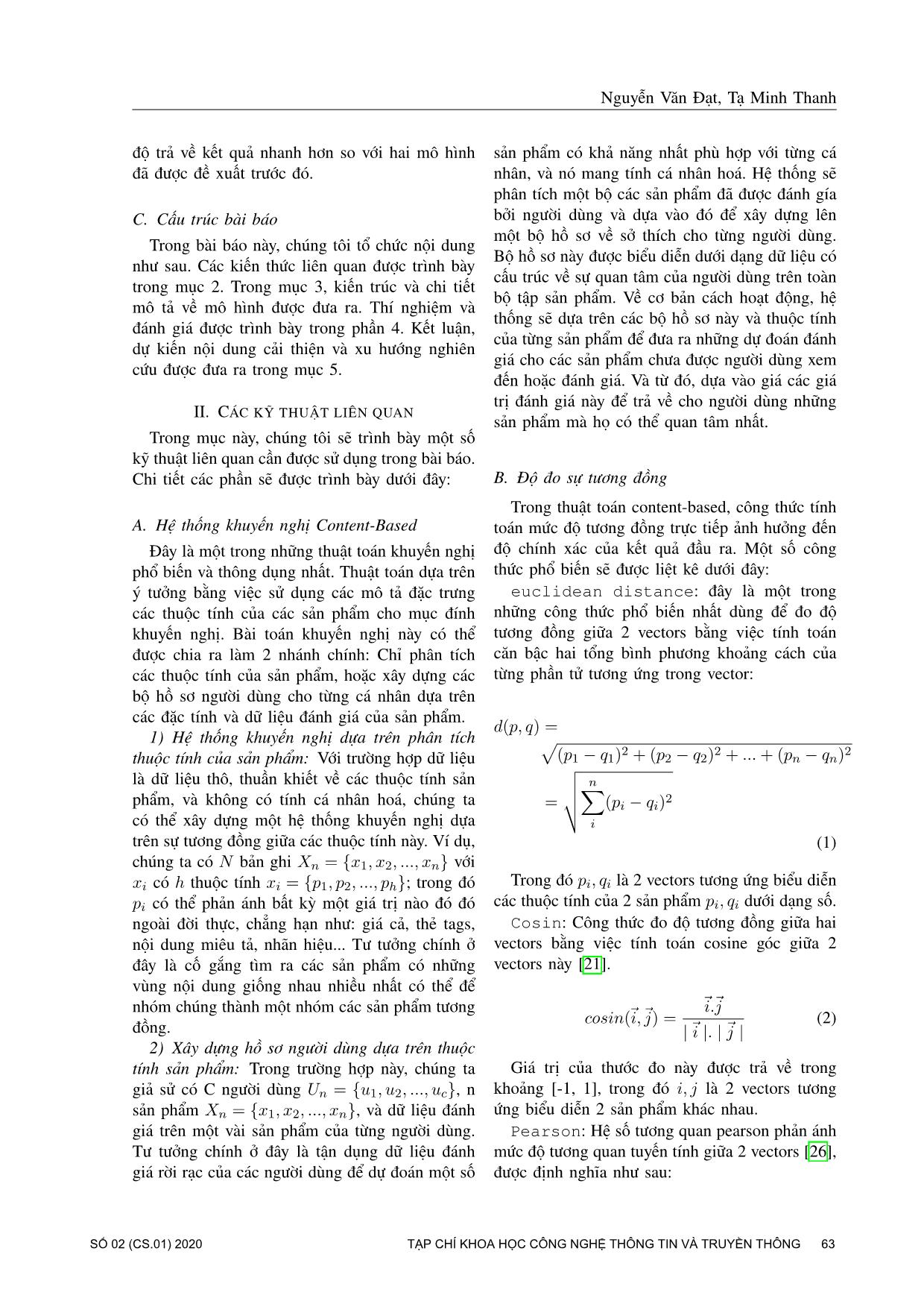 Đề xuất thuật toán khuyến nghị theo phân bố dựa trên mô hình hỗn hợp Gaussian trang 3